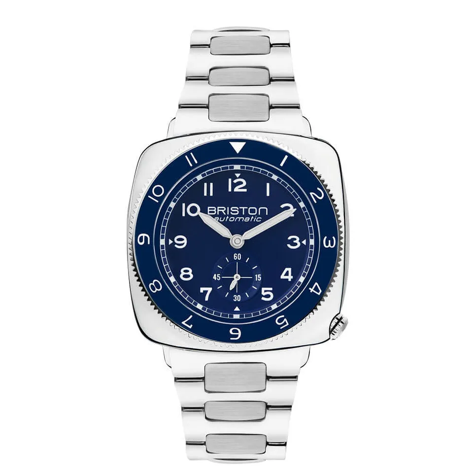 briston-clubmaster-legend-petite-seconde-automatique-39-mm-bleu-acier image 1