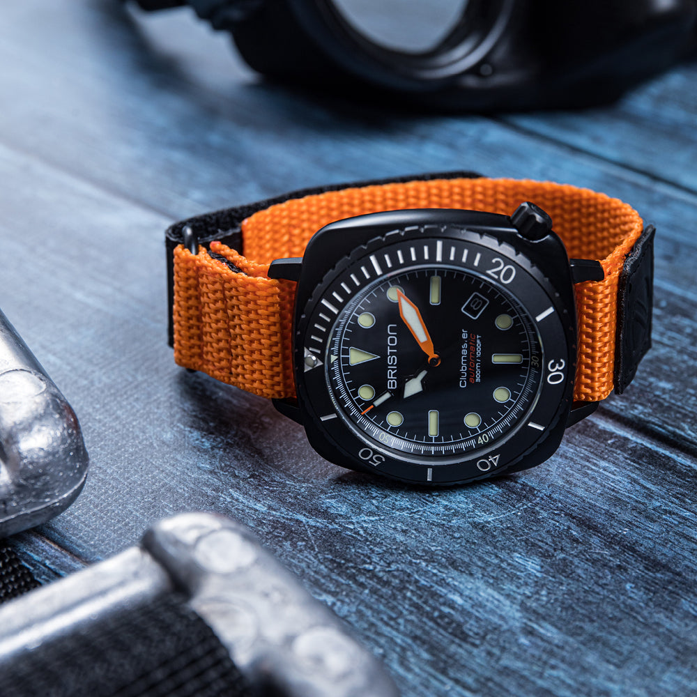 briston-bracelet-velcro-20-mm-orange image 2