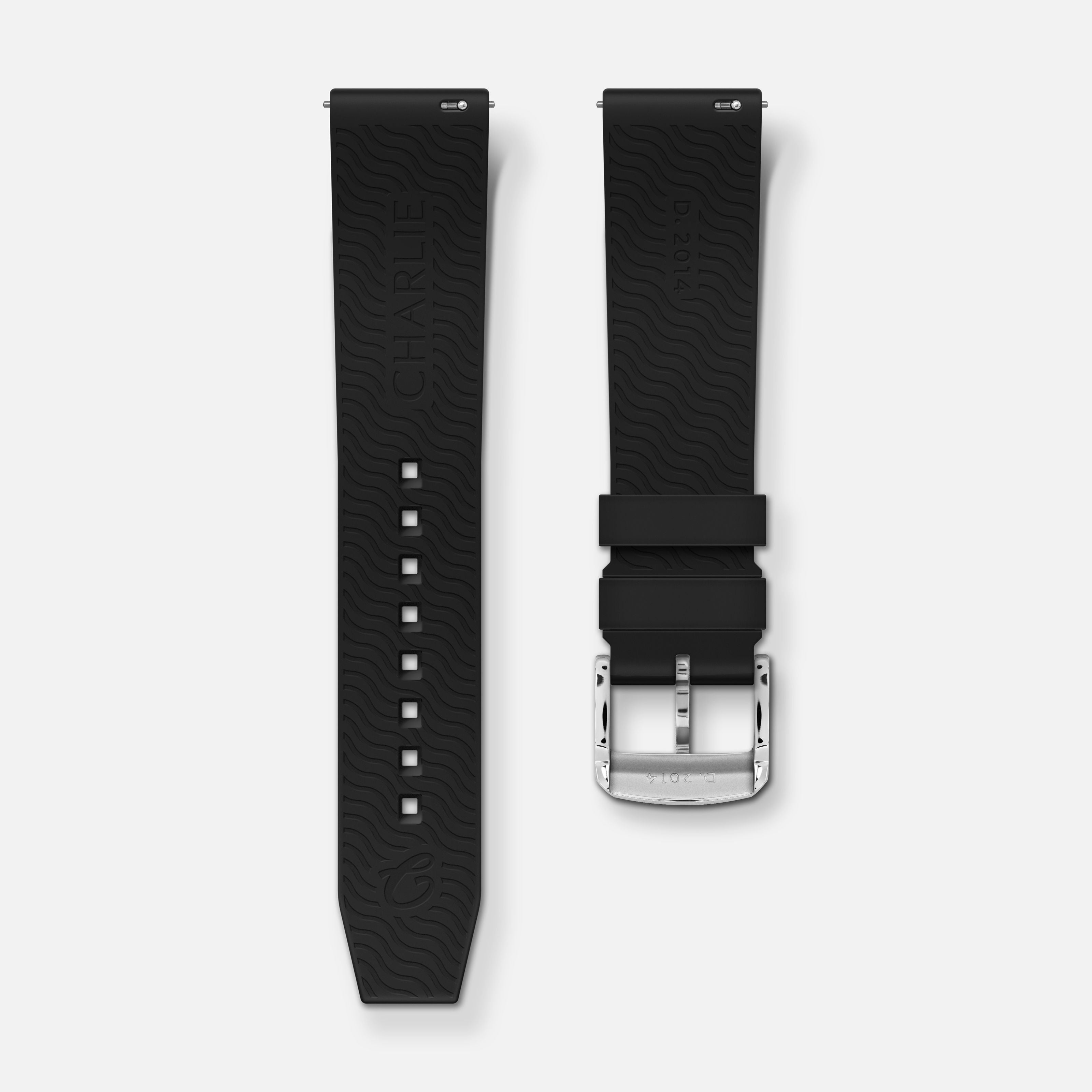 charlie-paris-bracelet-caoutchouc-nbr-20mm-noir image 3