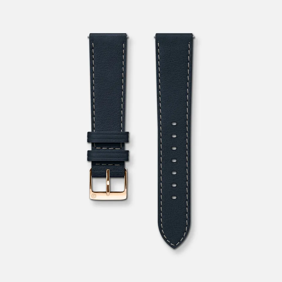 charlie-paris-bracelet-montre-cuir-bleu-18mm-coutures-crues image 1