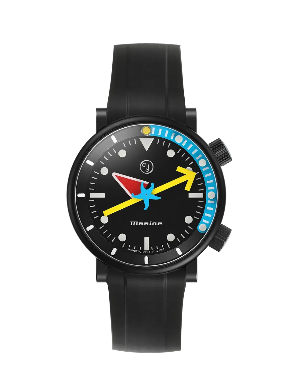 yema-x-alain-silberstein-marine-2-cmm-20-limited-edition-montre-fran-aise image 1