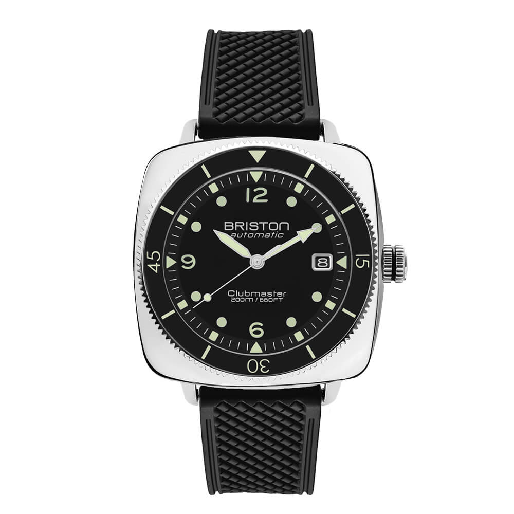 briston-clubmaster-legend-diver-automatique-40-mm-acier-noir-200-m image 1