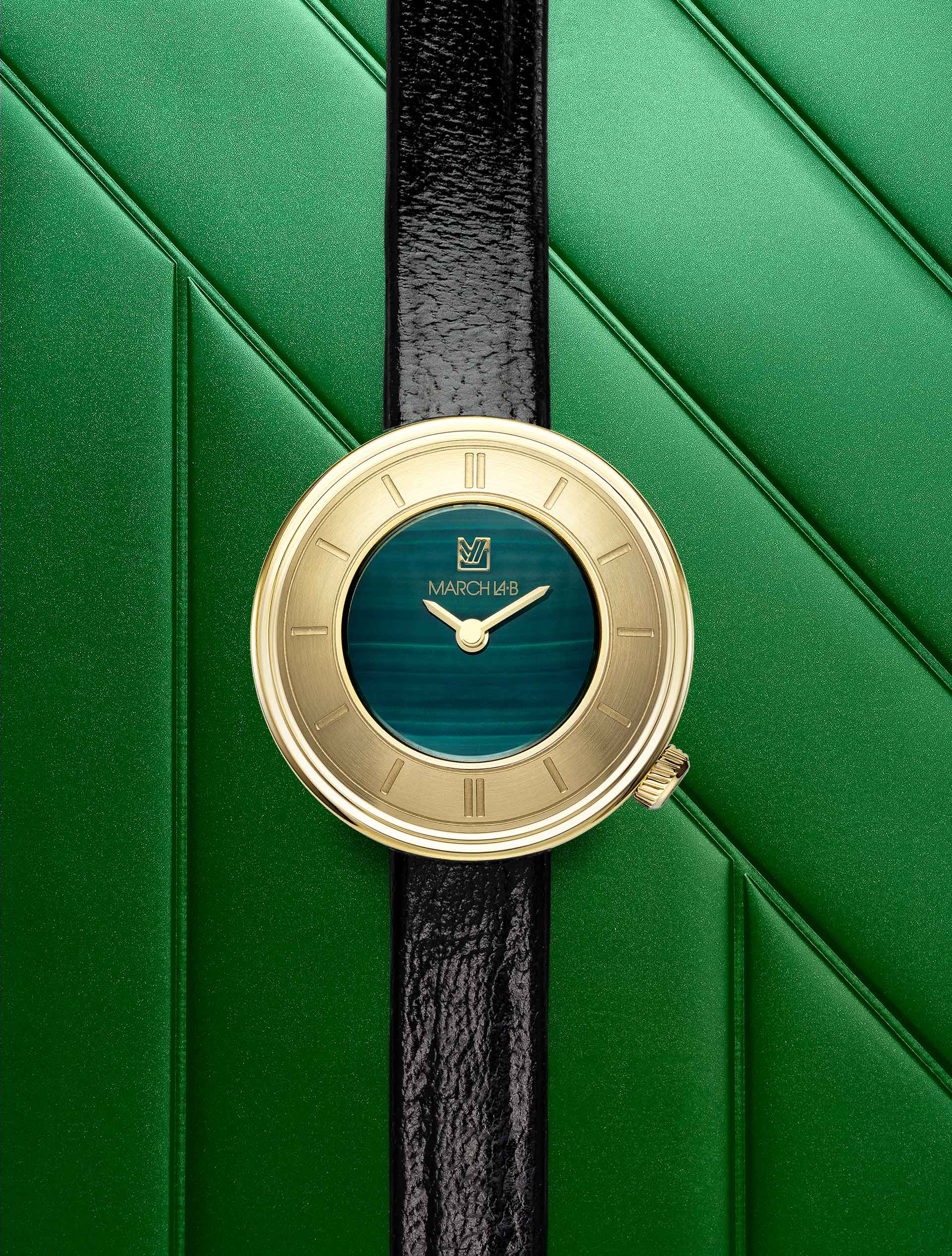 march-la-b-lady-volante-malachite-30-mm-montre-femme-cadran-vert image 3