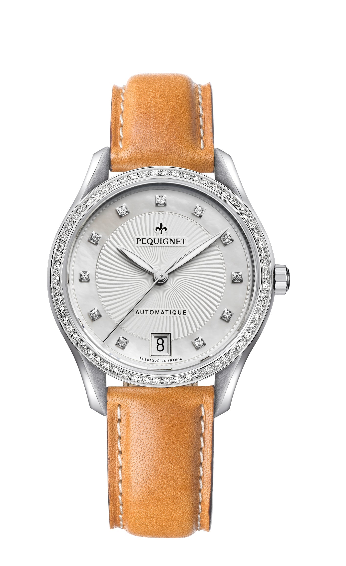 pequignet-l-gance-montre-quartz-femme-62-diamants-nacre image 4