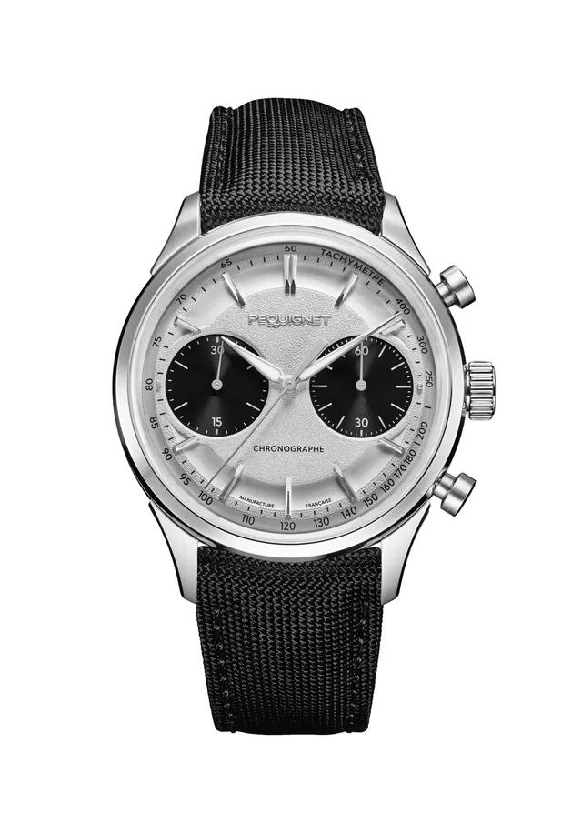 pequignet-royale-paris-chrono-montre-chronographe-39-5-mm-compteurs-noirs image 1