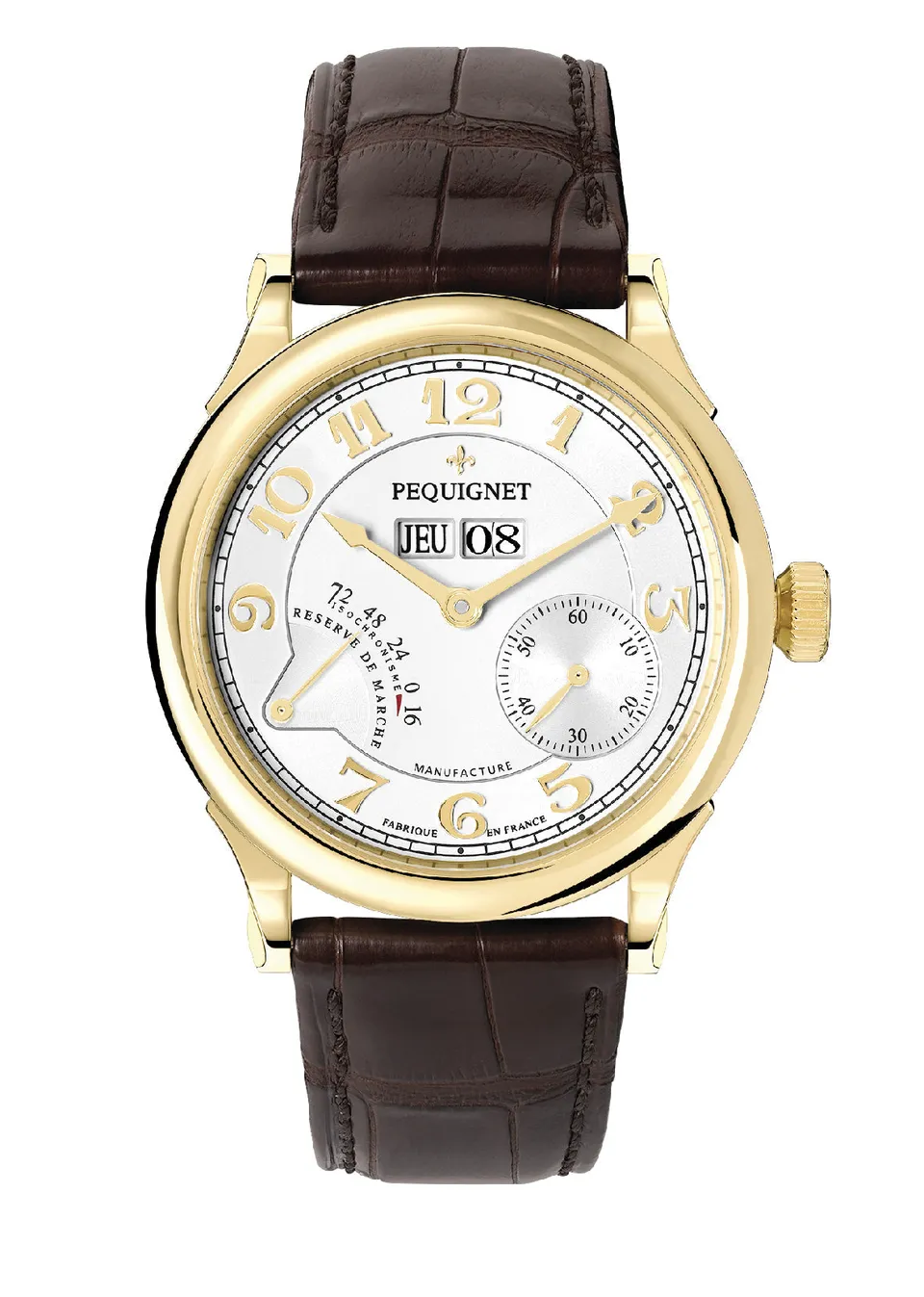 pequignet-royale-paris-or-jaune-cadran-opalin-grande-date image 1