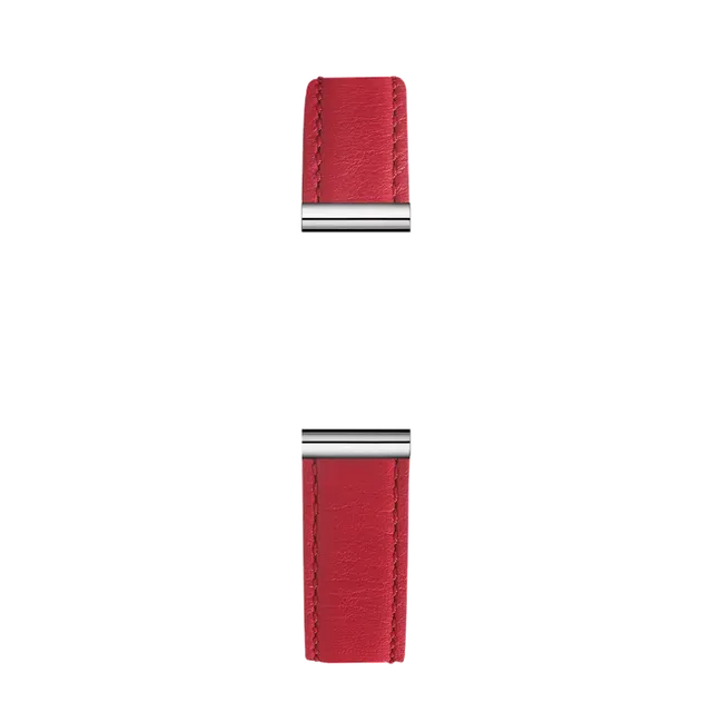 herbelin-antar-s-bracelet-simple-cuir-lisse-rouge-coquelicot image 1