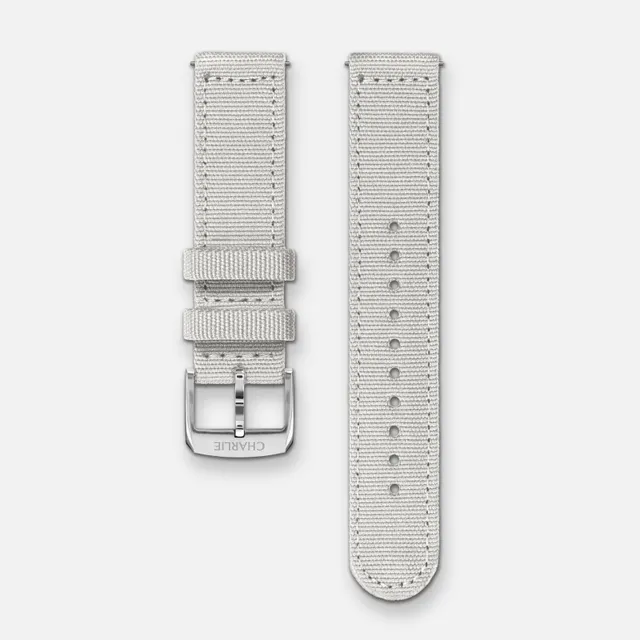 charlie-paris-bracelet-nylon-off-white-20-mm-bracelet-montre-interchangeable image 1
