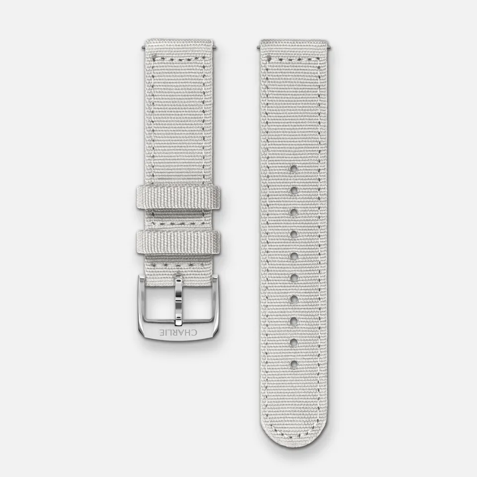 charlie-paris-bracelet-nylon-off-white-20-mm-bracelet-montre-interchangeable image 1