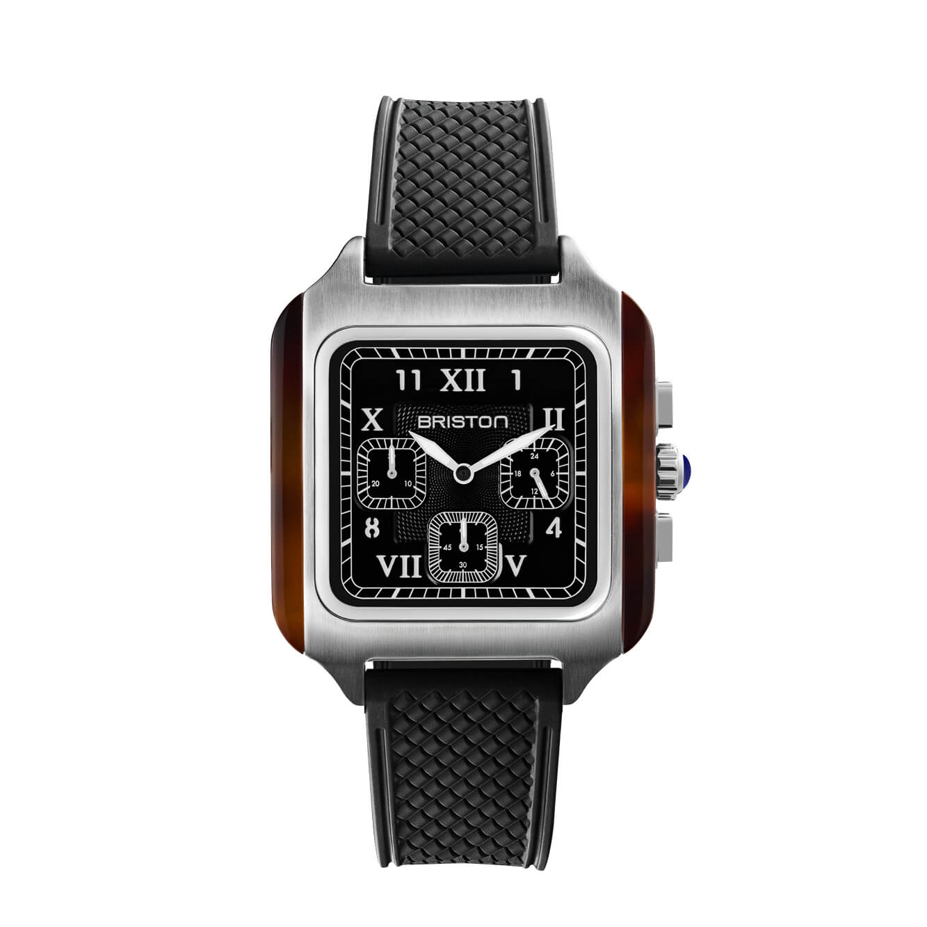 briston-streamliner-kennedy-chrono-noir-38-5-mm-quartz image 1