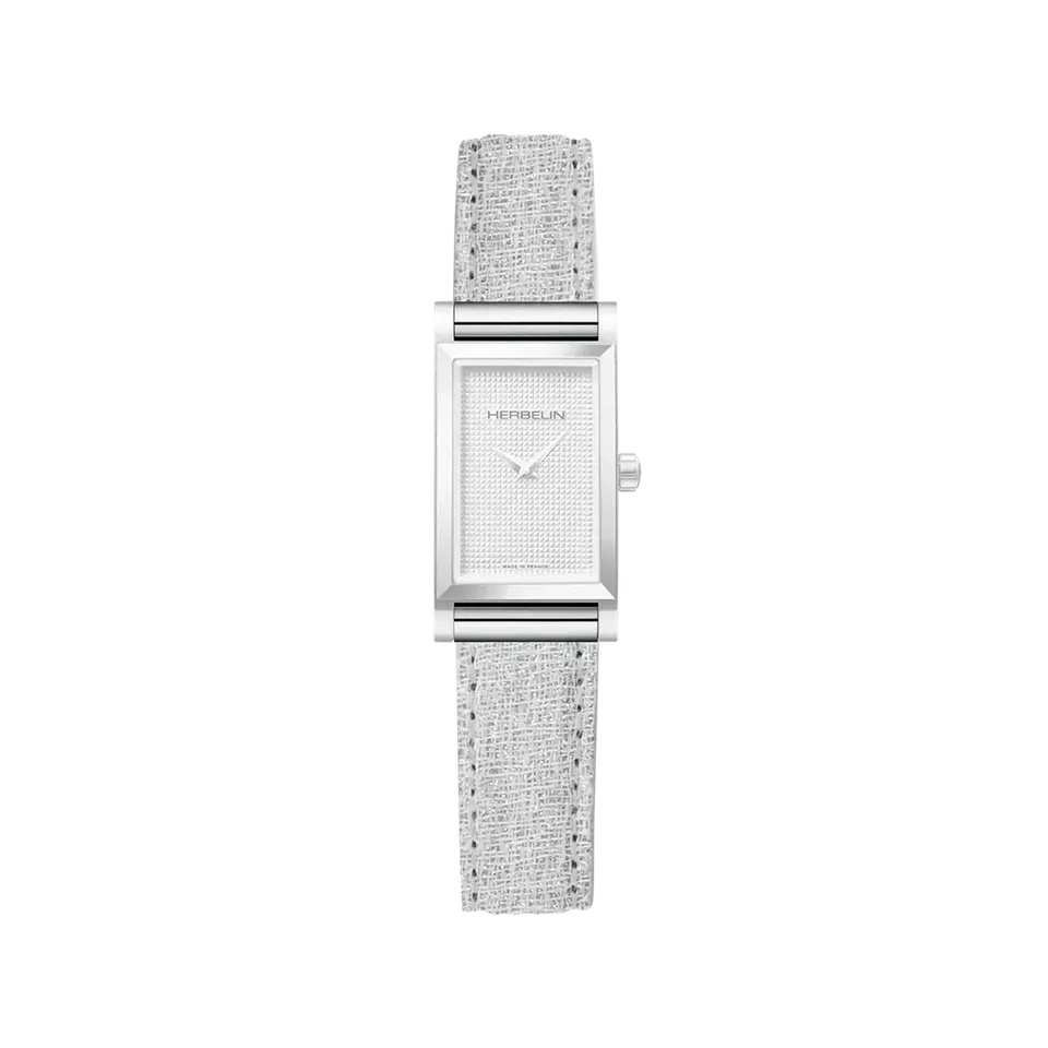 herbelin-antar-s-bracelet-simple-lin-gris-paillet-textile image 1