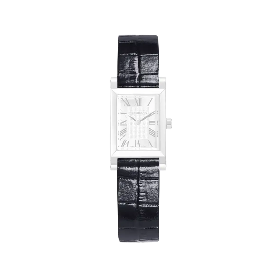 herbelin-antar-s-bracelet-fa-on-croco-bleu-cuir image 1