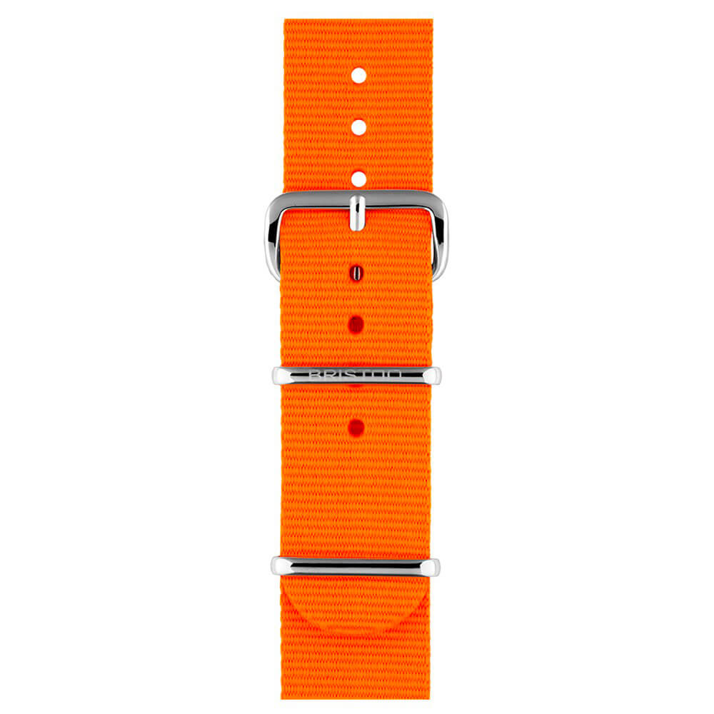 briston-bracelet-nato-nylon-20-mm-orange-fluo image 1