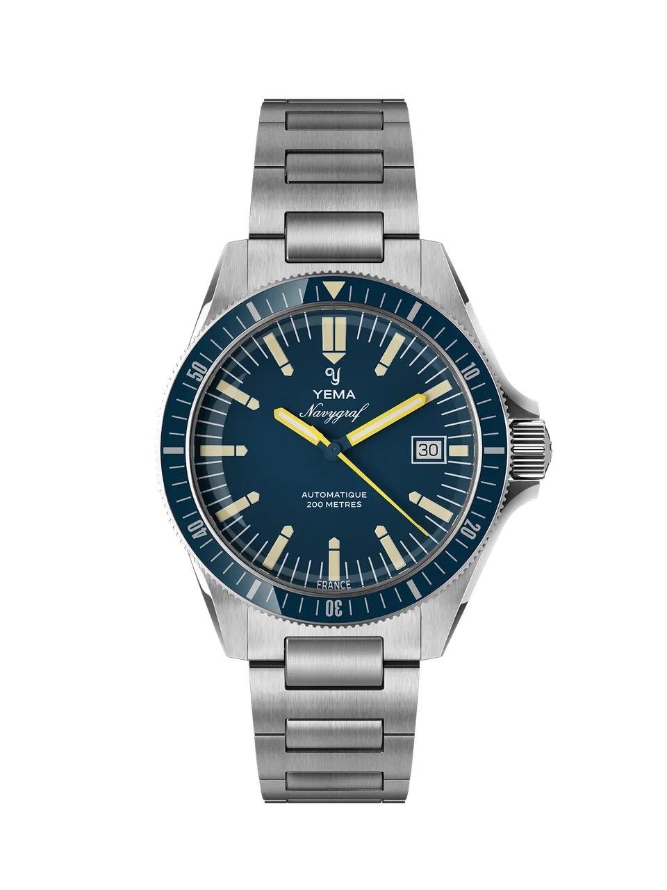 yema-navygraf-heritage-montre-de-plong-e-vintage-date-sellita-sw200 image 1