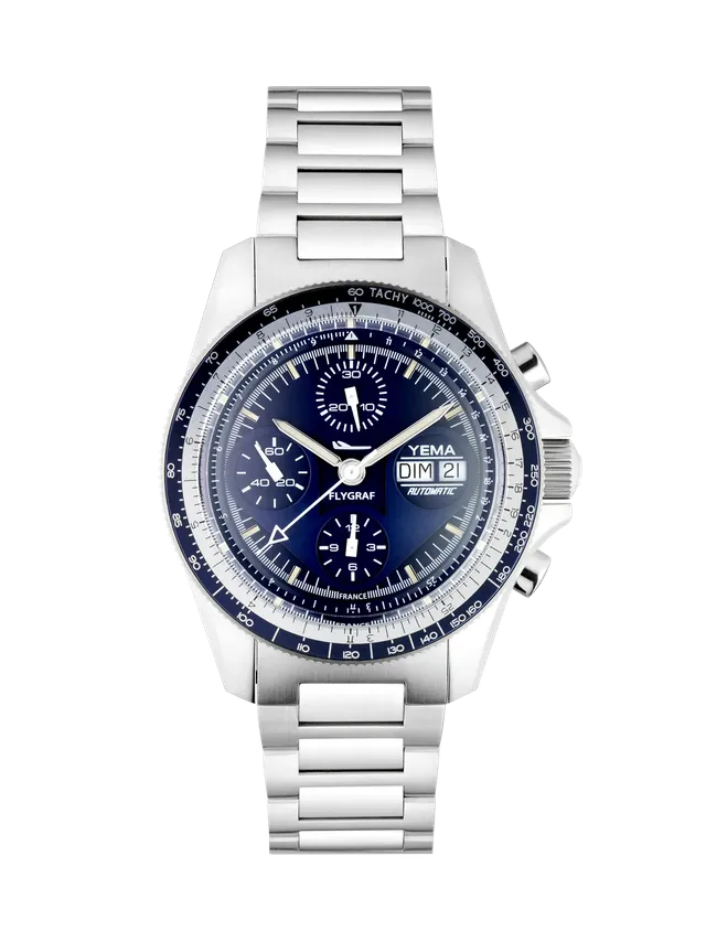 yema-flygraf-navigator-montre-d-aviateur-jour-date image 1