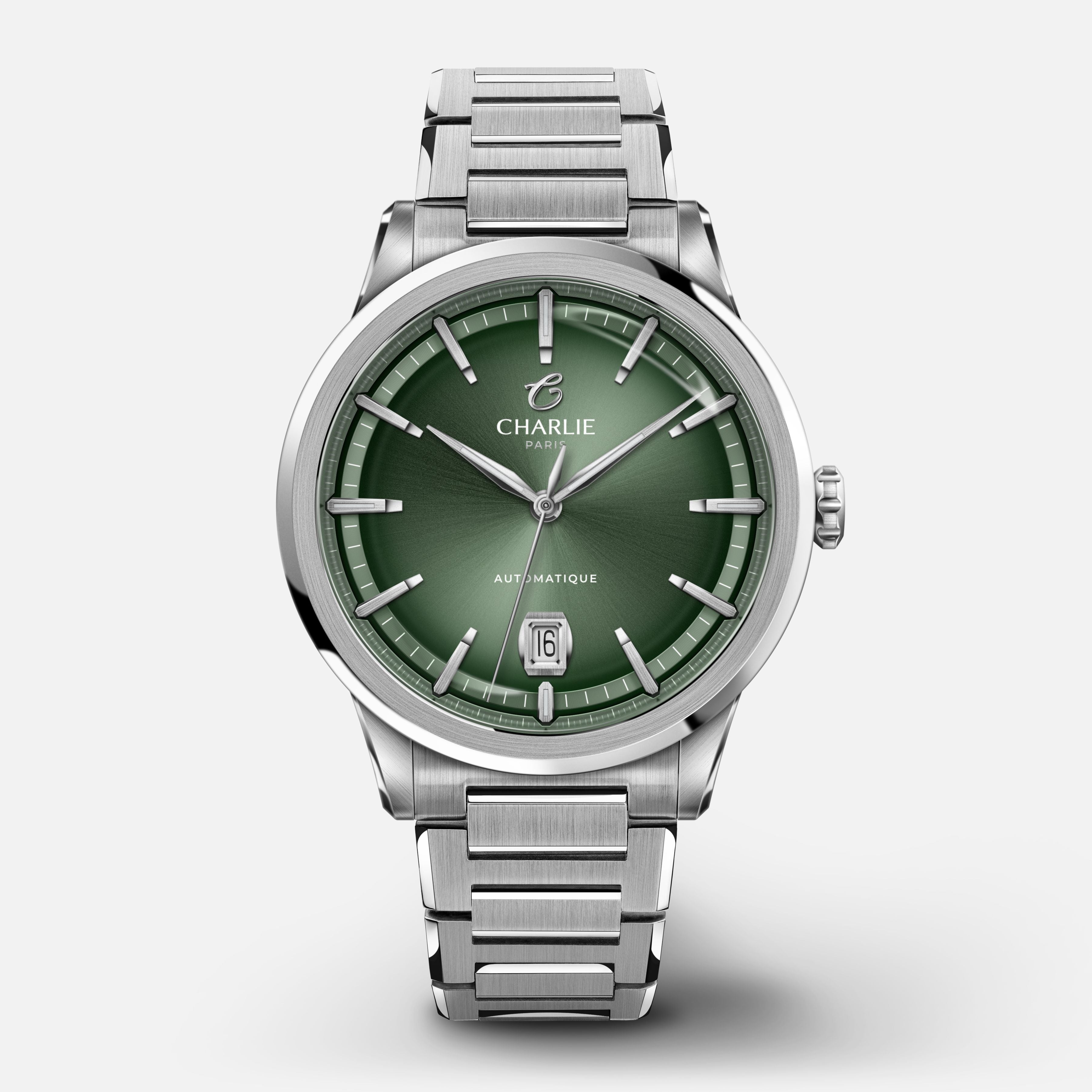 charlie-paris-alliance-sauge-montre-automatique-cadran-vert-soprod-p024 image 1
