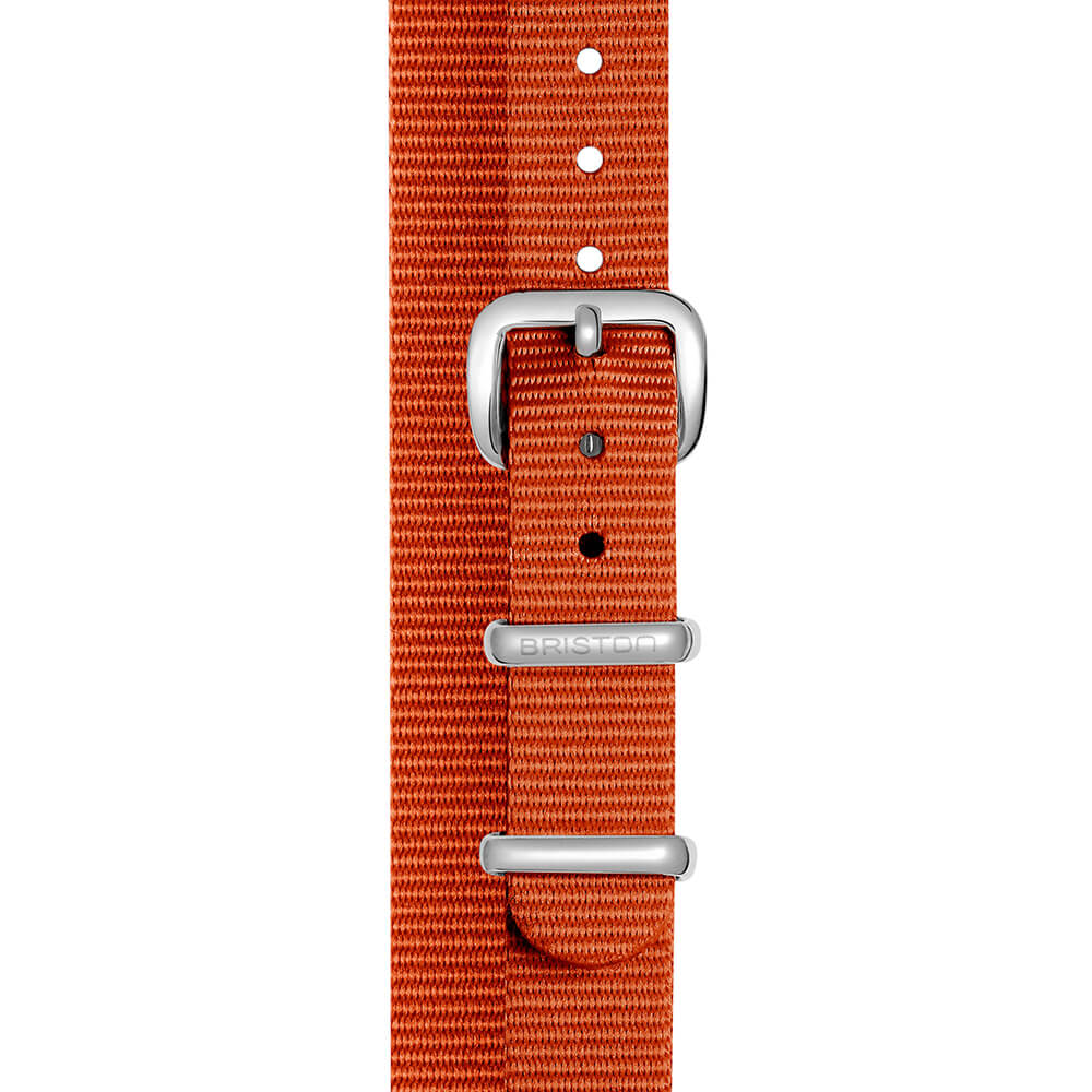briston-bracelet-nato-nylon-12-mm-marron-pour-clubmaster-lady image 1