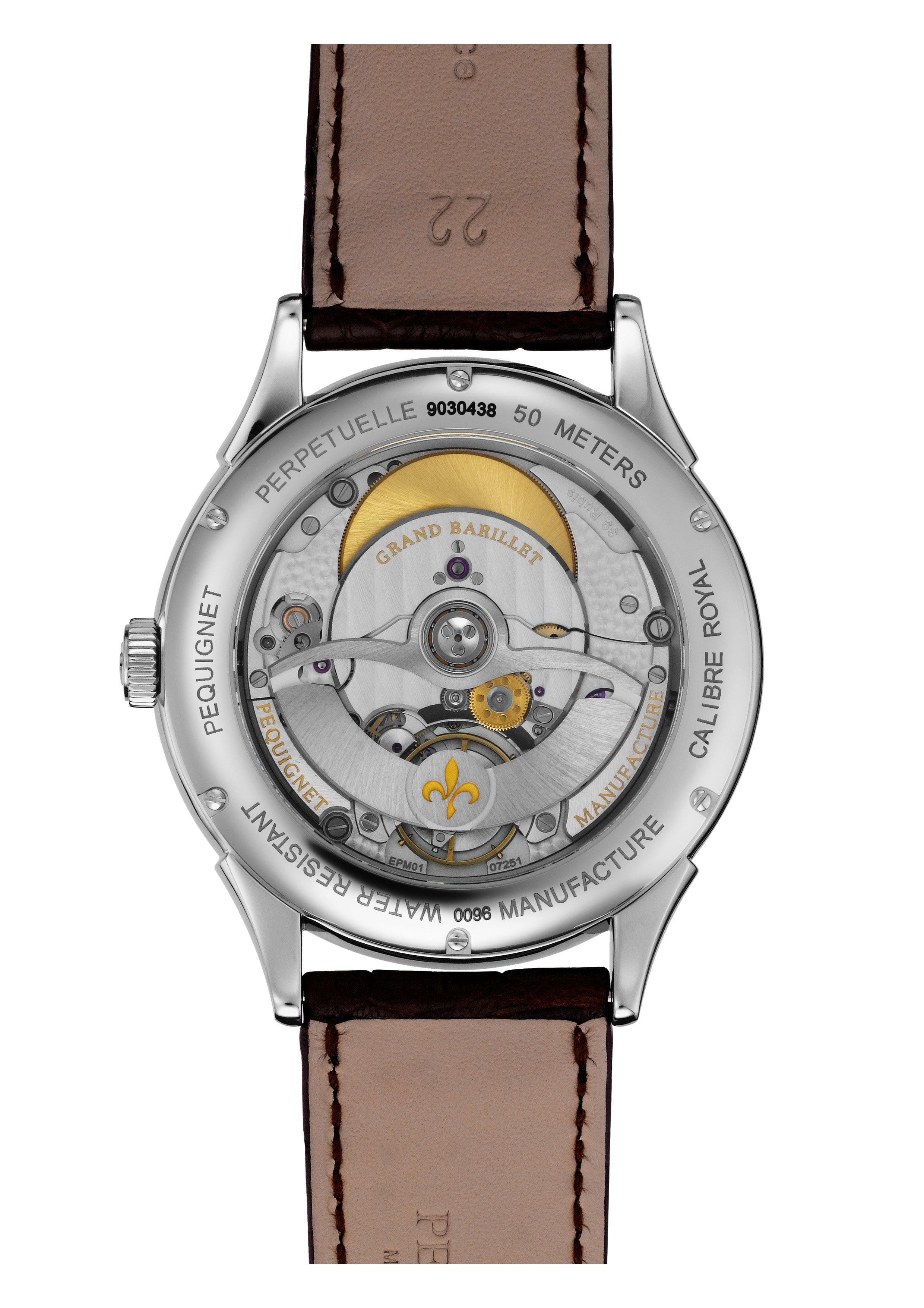 pequignet-royale-grand-sport-argent-opalin-montre-homme-calibre-royal image 4