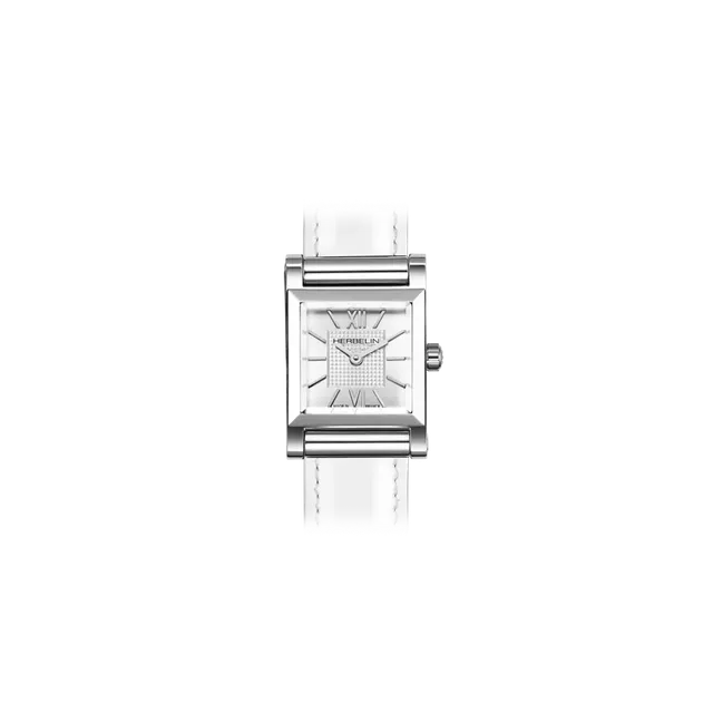 herbelin-antar-s-carr-index-acier-montre-femme-quartz image 1