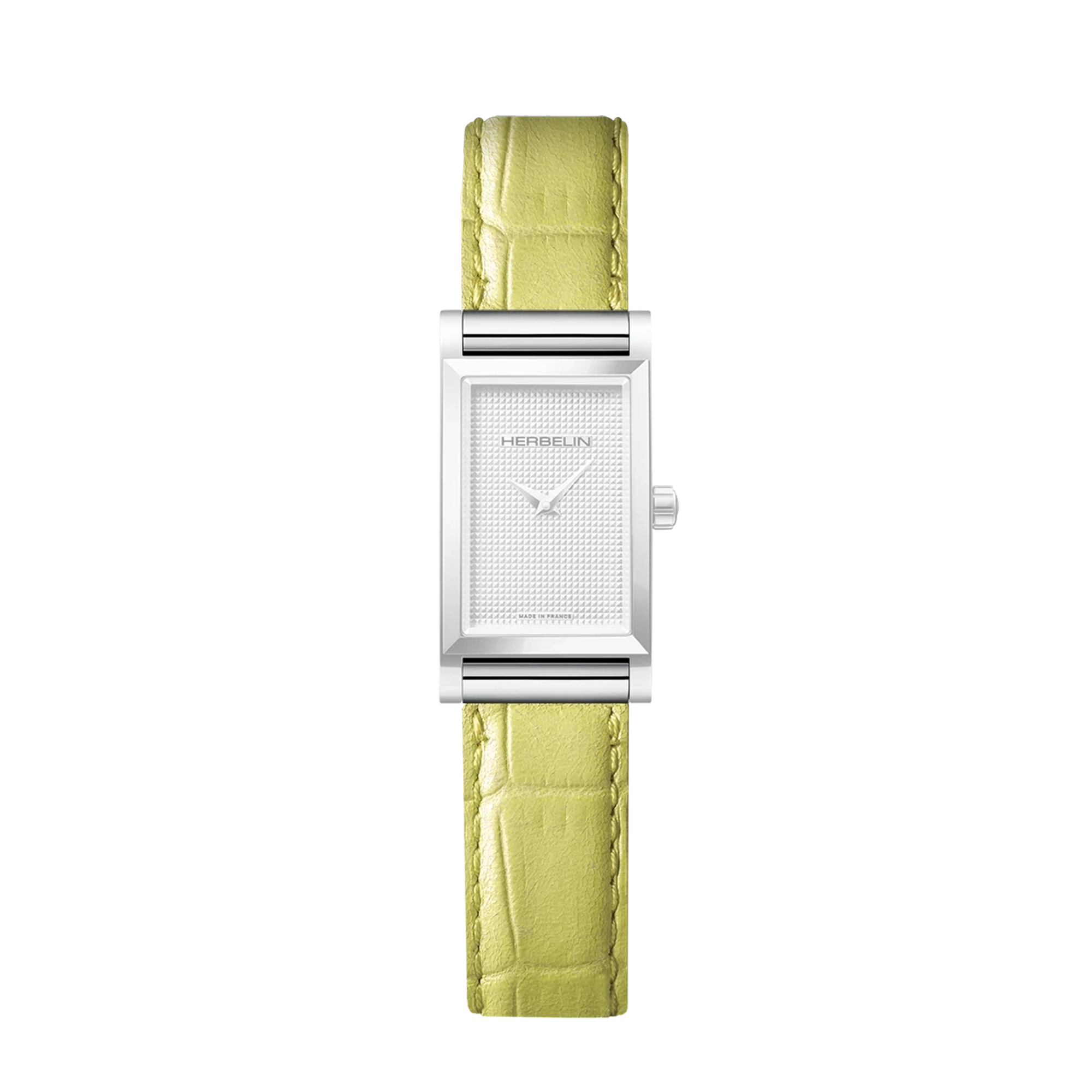 herbelin-antar-s-bracelet-simple-cuir-fa-on-croco-anis image 2