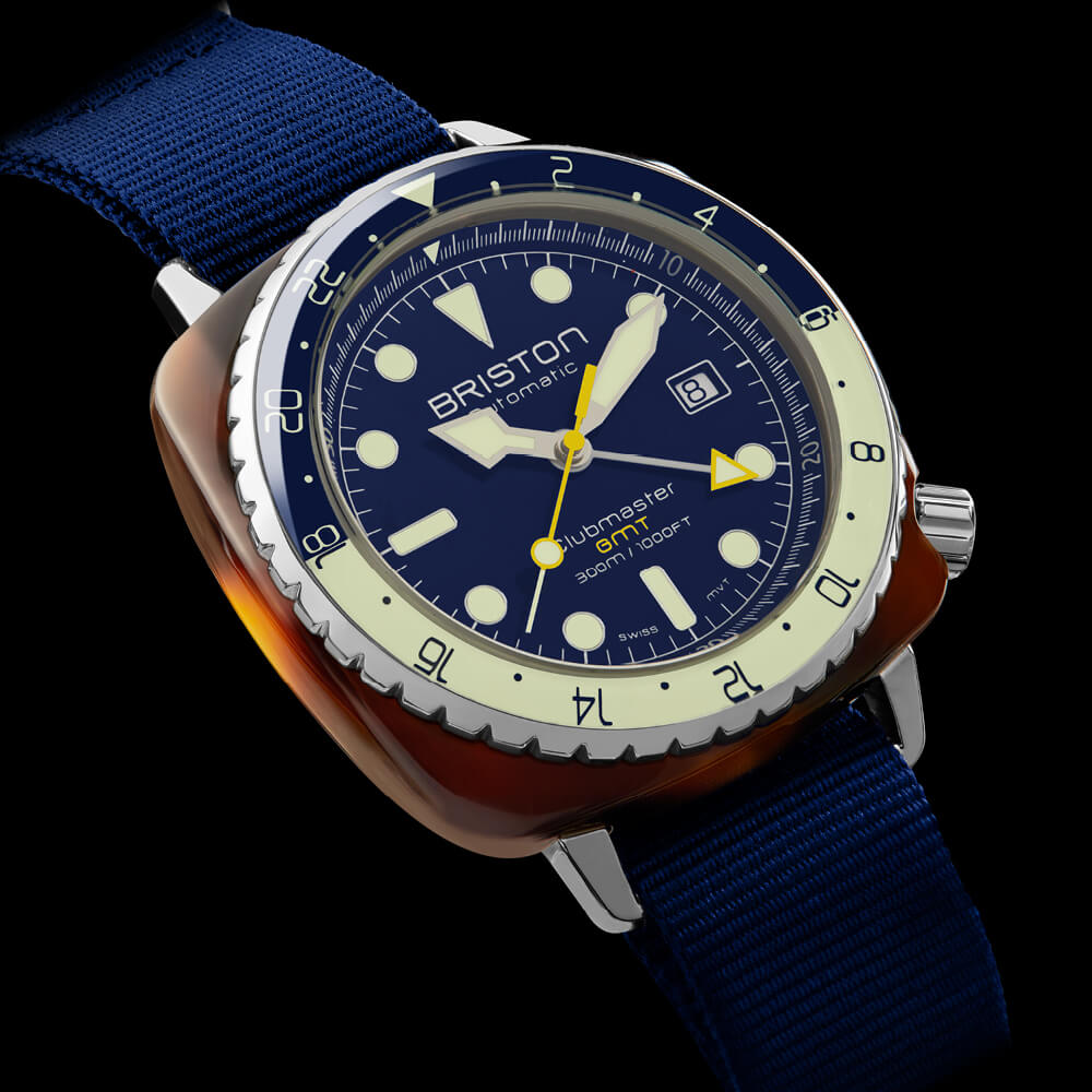 briston-clubmaster-diver-pro-gmt-automatique-44-mm-bleu-marine image 3