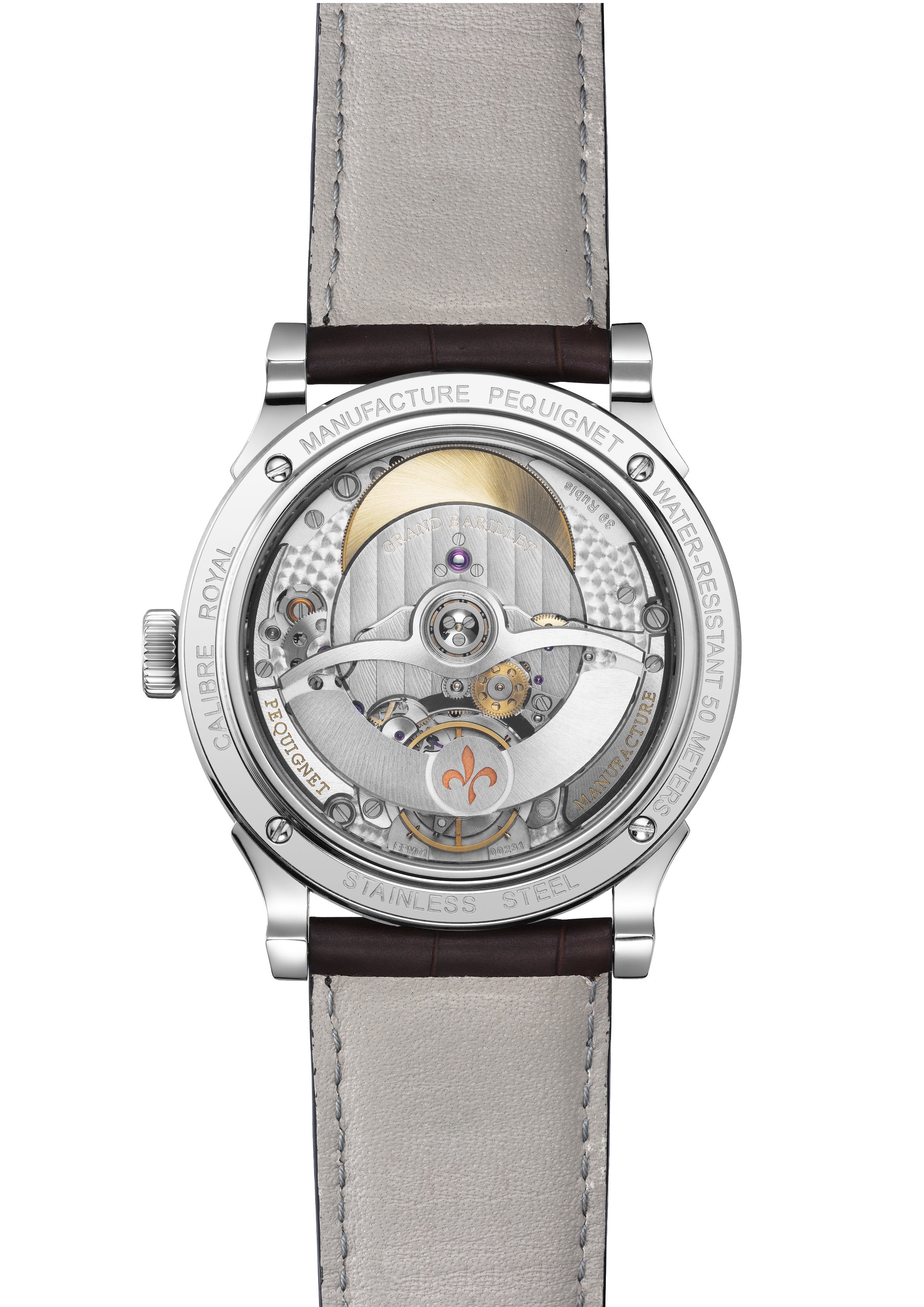 pequignet-royale-paris-bleu-navy-lune-montre-manufacture-homme image 2