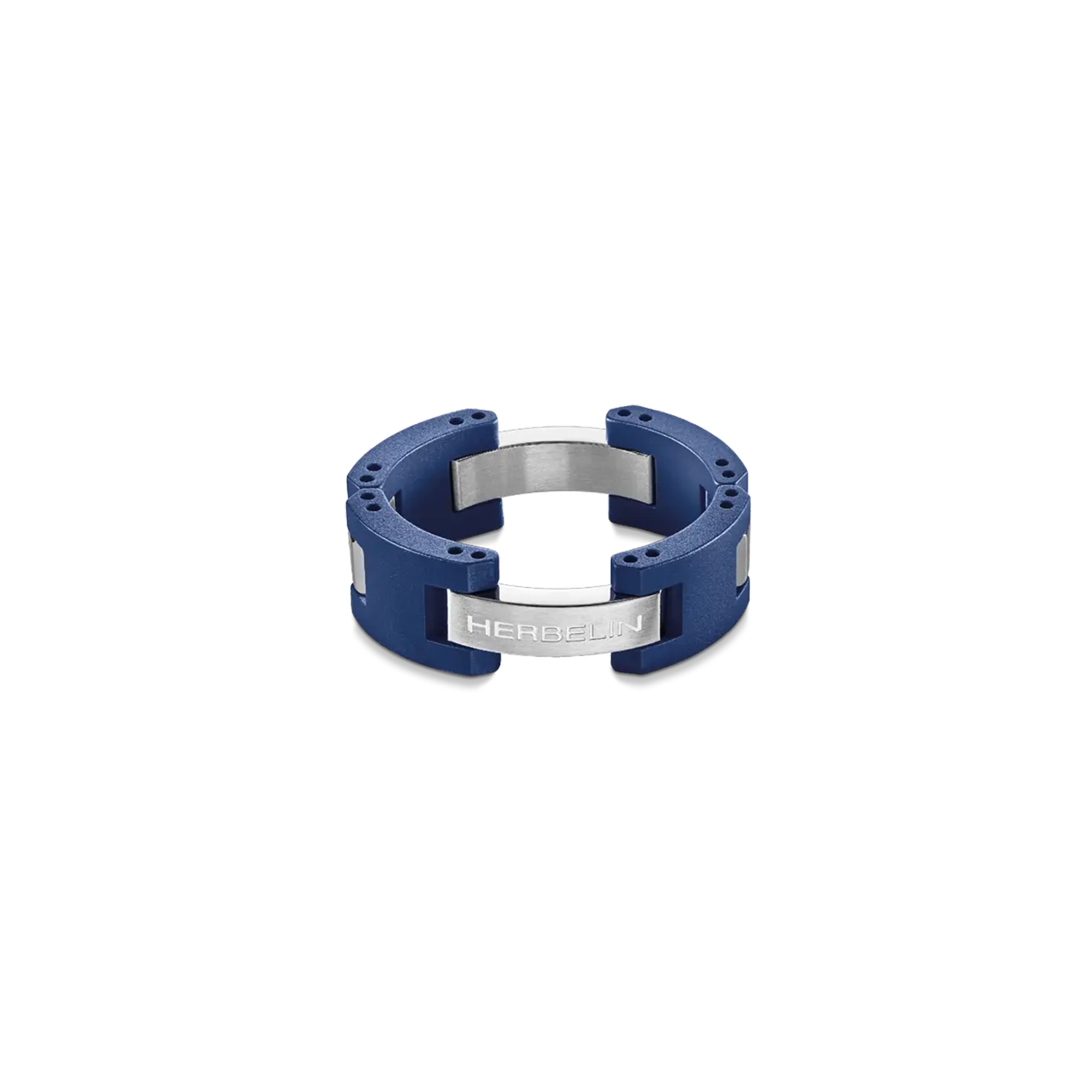 herbelin-cap-camarat-bague-homme-acier-c-ramique-bleue image 4