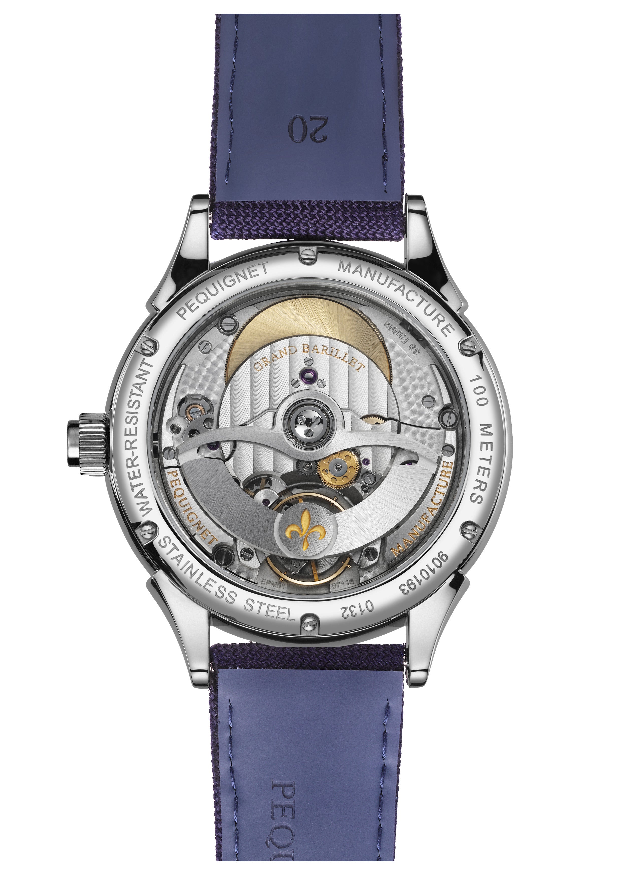 pequignet-royale-gmt-montre-double-fuseau-utc-cadran-anthracite image 5