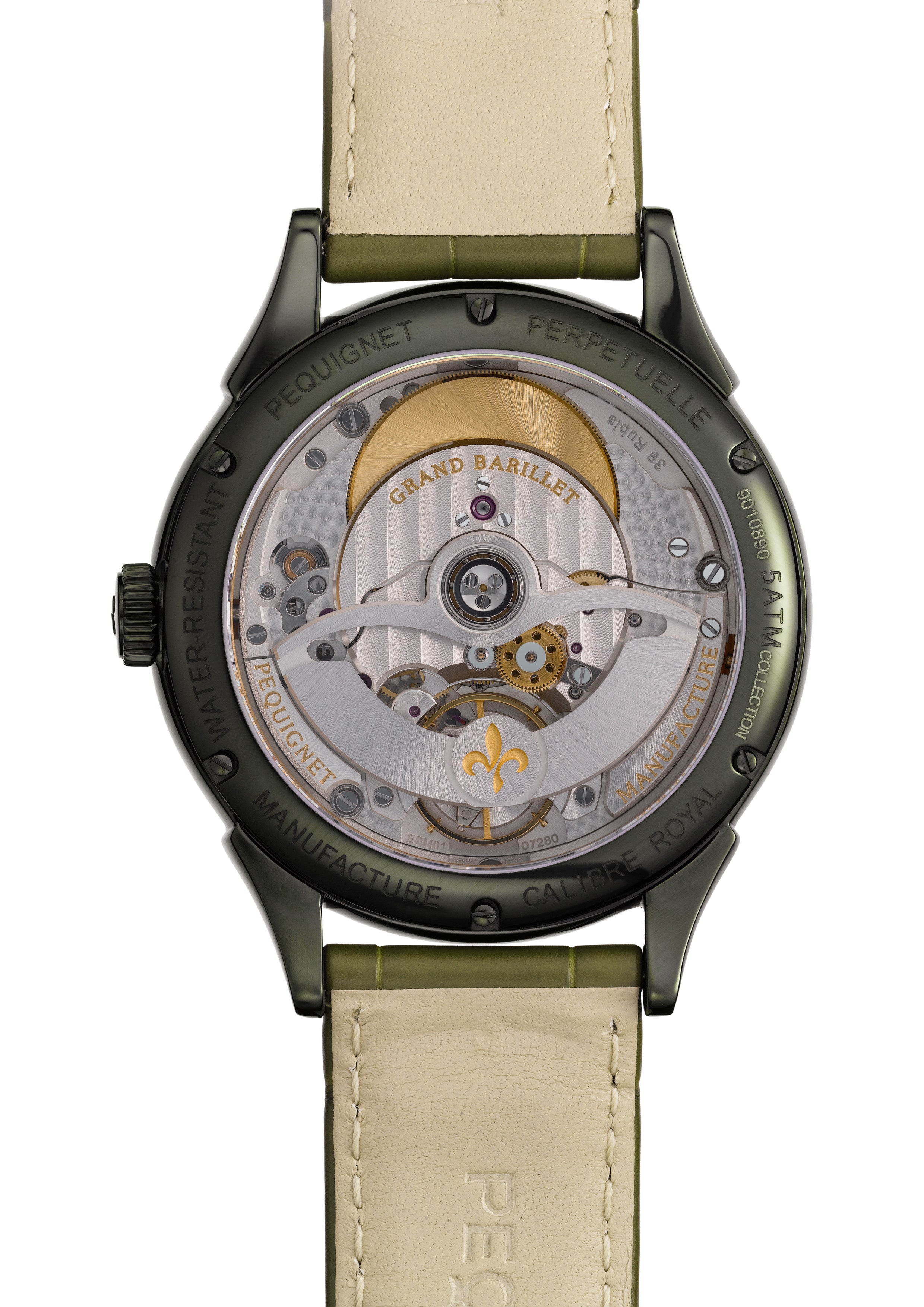 pequignet-royale-saphir-vert-jade-s-rie-limit-e-montre-homme-calibre-royal image 2