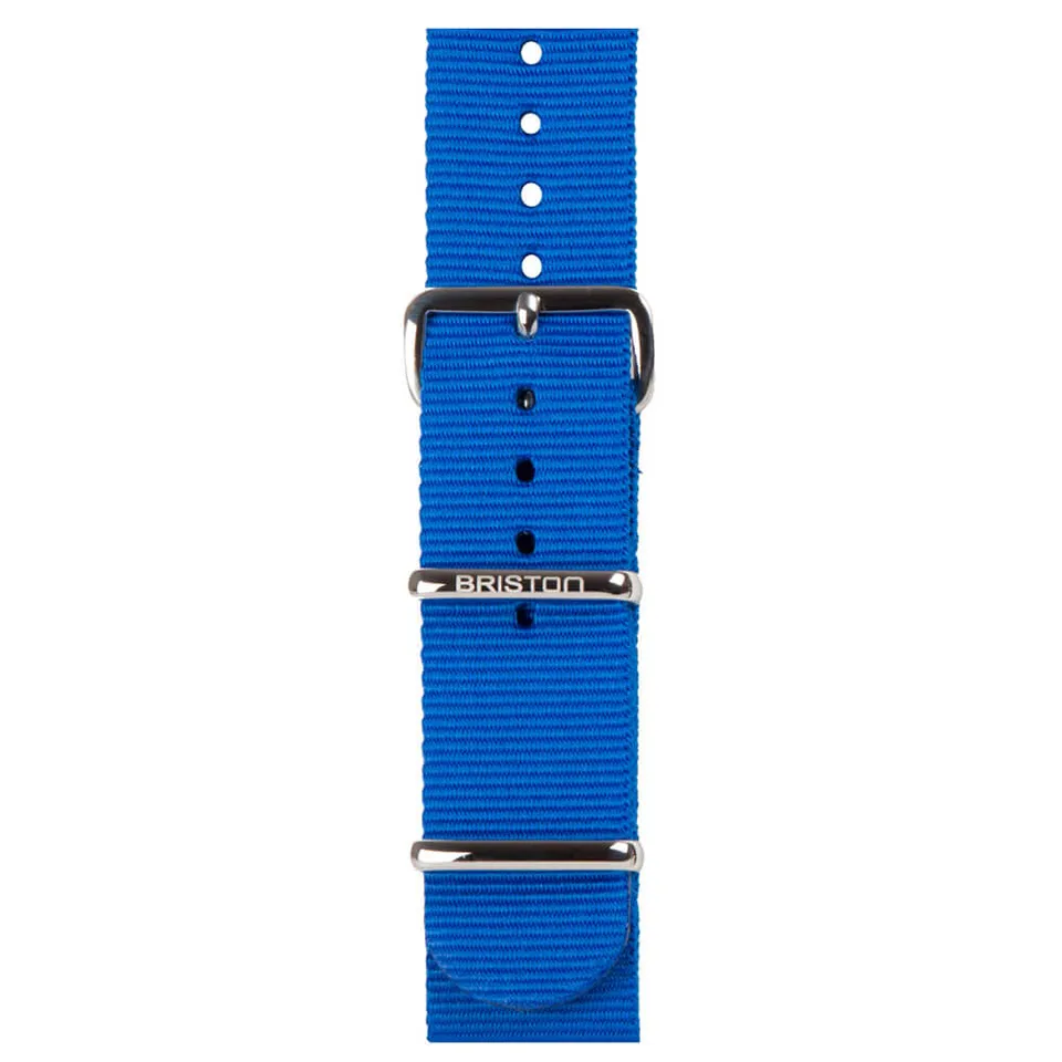 briston-bracelet-type-nato-20-mm-bleu-lectrique image 1