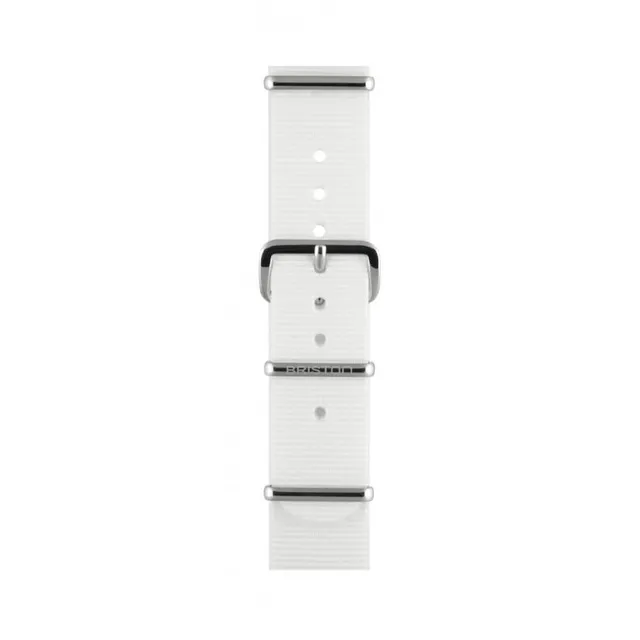 briston-clubmaster-classic-bracelet-nato-nylon-blanc-18-mm image 1