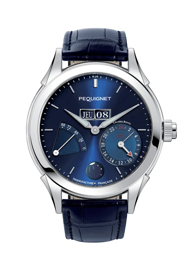 pequignet-royale-gmt-calibre-royal-homme-bleu image 1