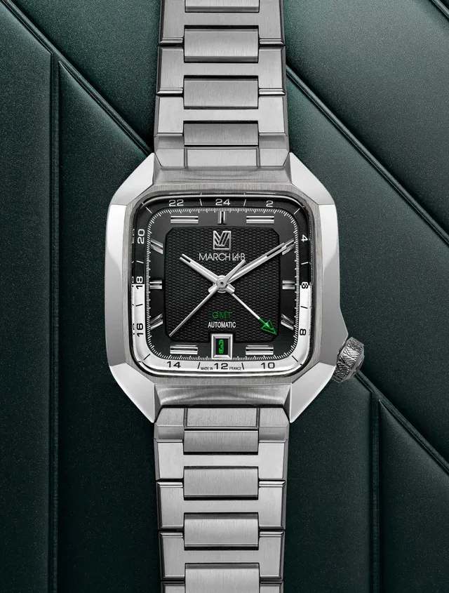 montre-march-la-b-am2-gmt-automatique-39-mm-black image 1