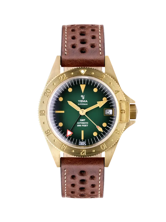 yema-superman-heritage-gmt-bronze-montre-gmt image 1