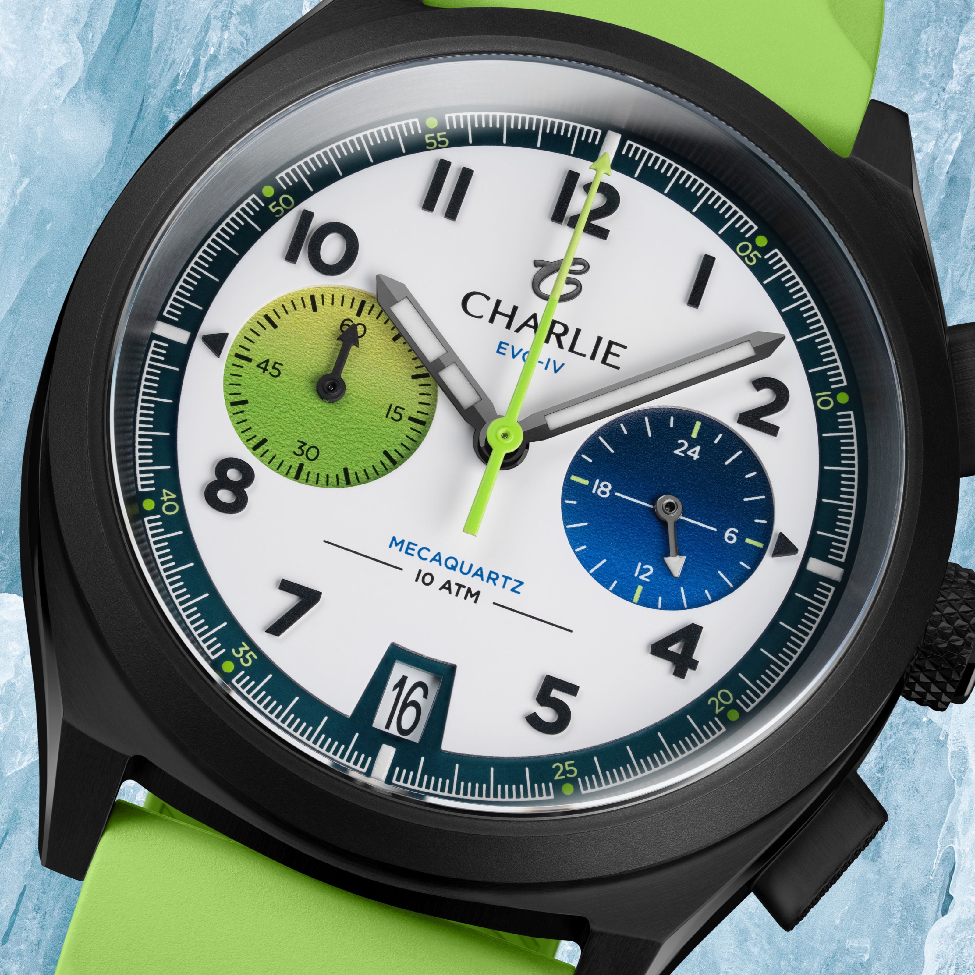 charlie-paris-grx-chronographe-evo-iv-montre-sport-homme-39mm-pvd-noir-cadran-bl image 5
