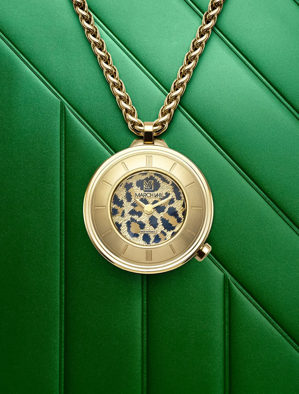 march-la-b-lady-volante-sautoir-cheetah-montre-bijou image 1