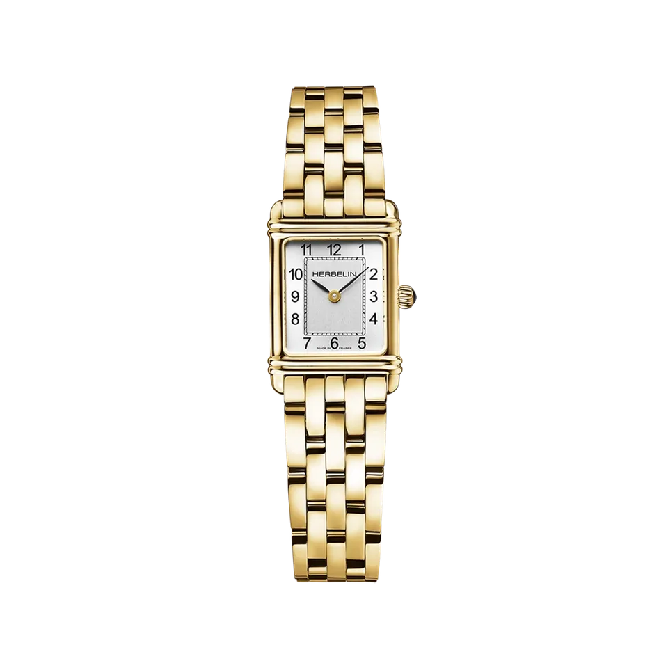 herbelin-art-d-co-montre-femme-quartz-dor-e-chiffres-arabes image 1