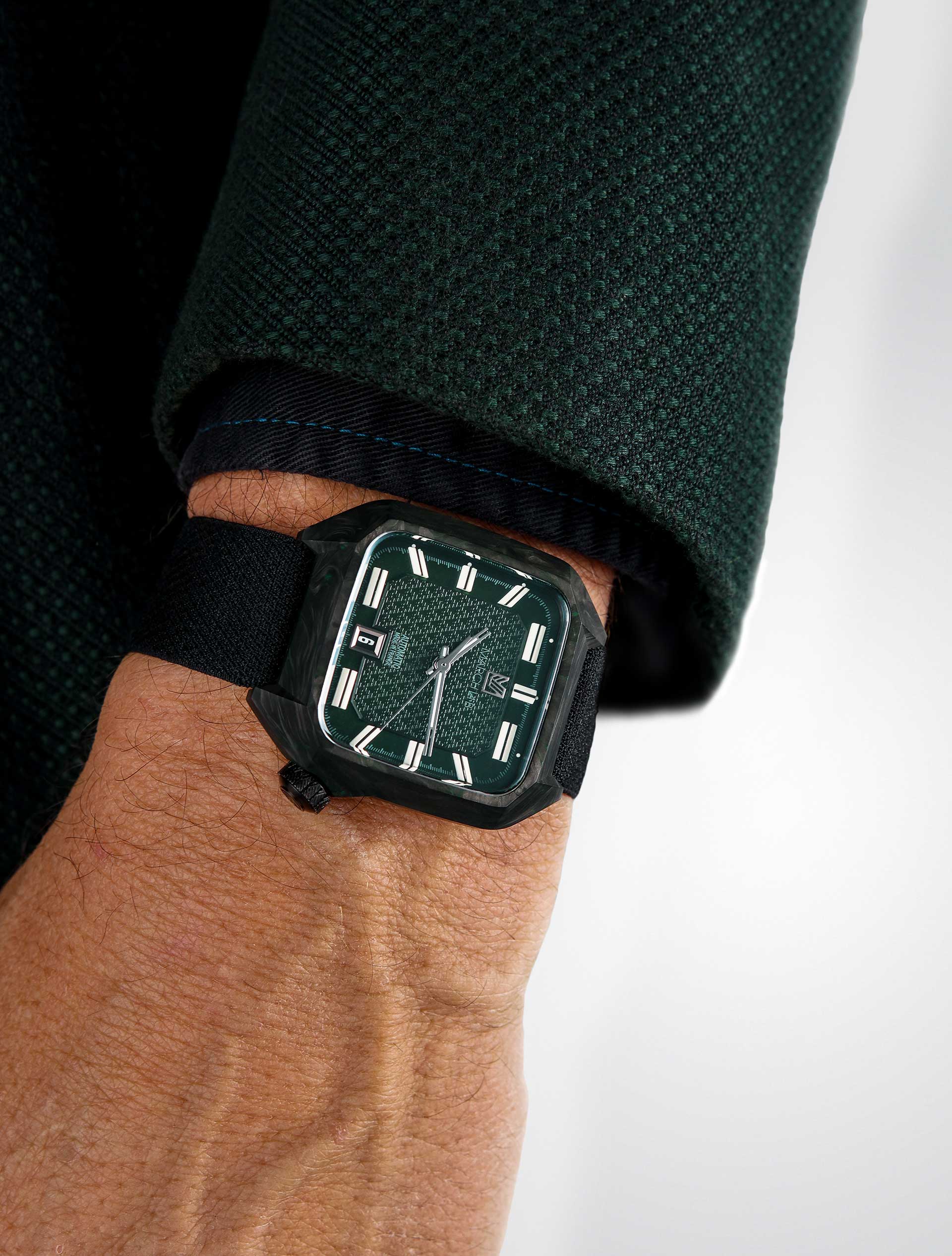 march-la-b-am2-automatique-nyctalope-carbone-montre-homme-octogonale image 6