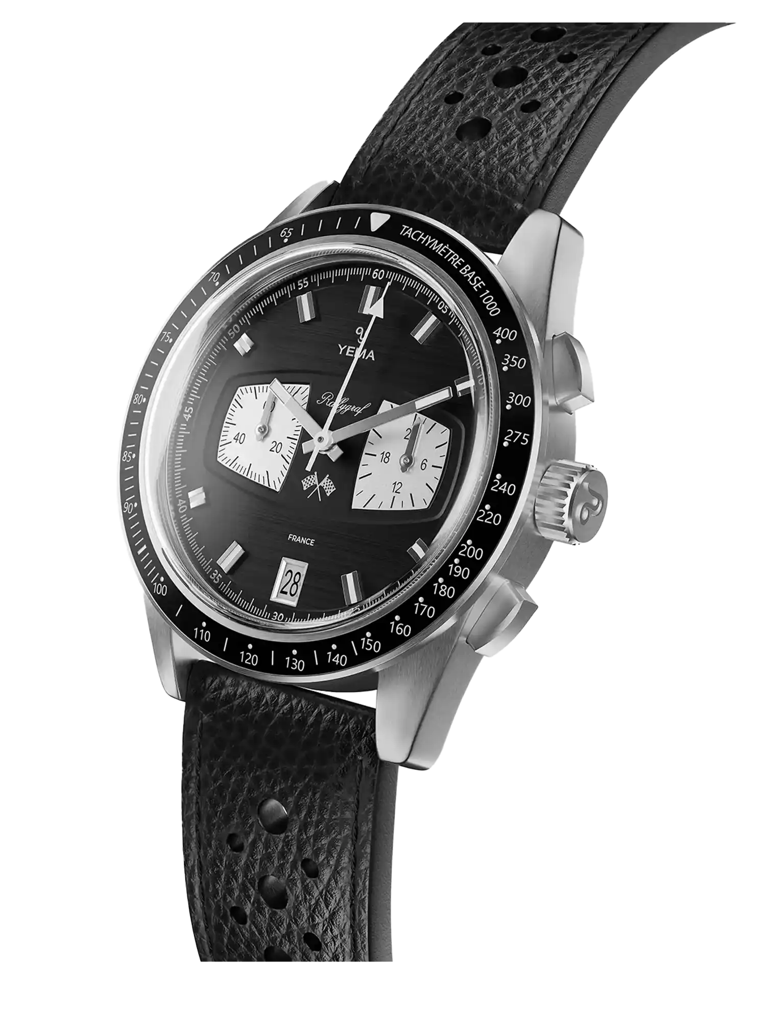 yema-rallygraf-meca-quartz-ii-reverse-panda-chronographe image 2