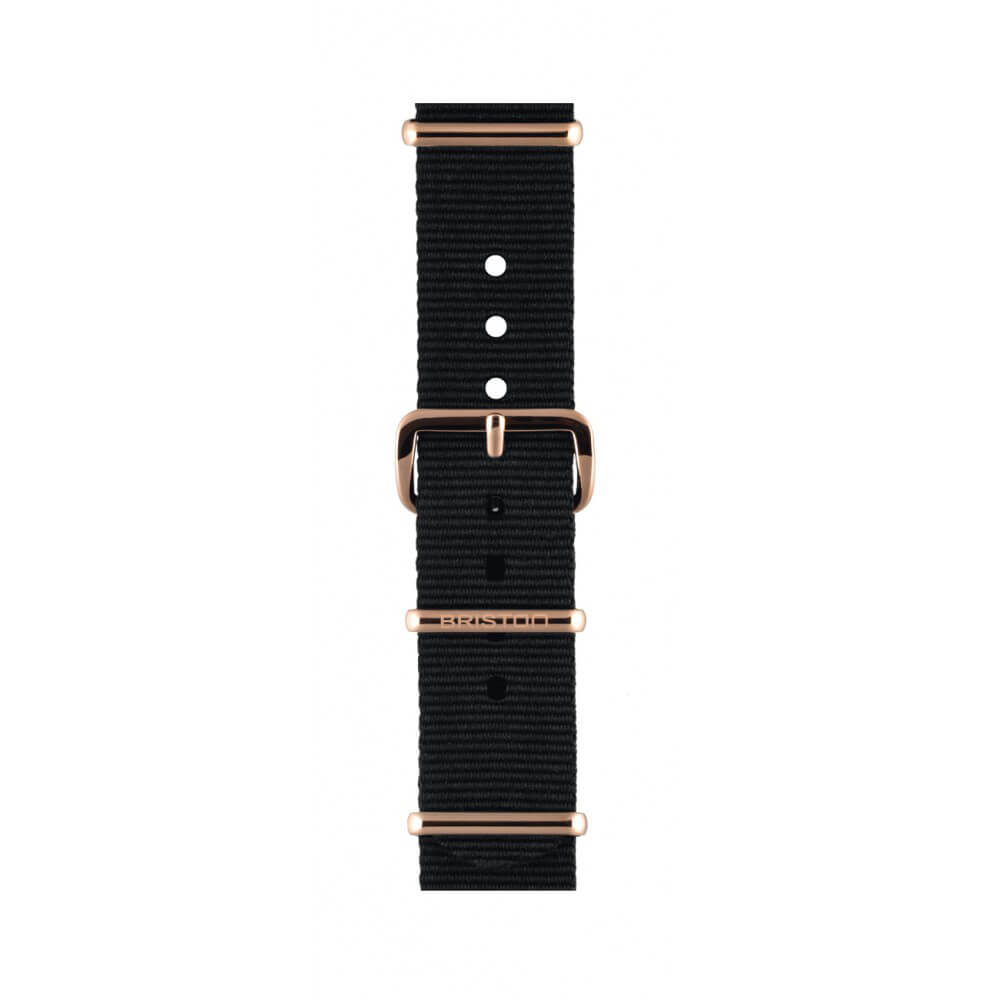 briston-clubmaster-classic-bracelet-type-nato-noir-18-mm image 2