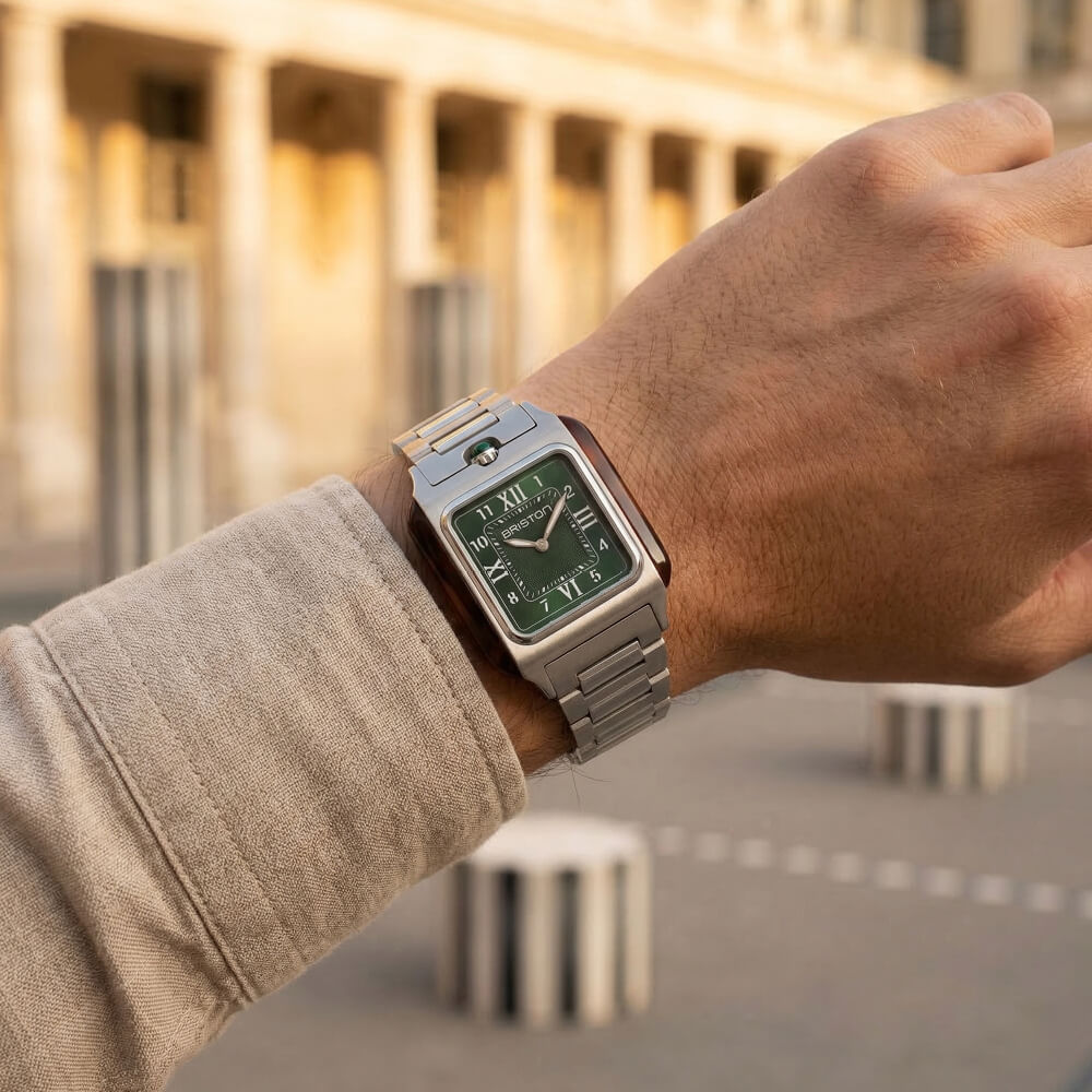 briston-streamliner-kennedy-hm-30-mm-vert-anglais-montre-carr-e-acier image 4