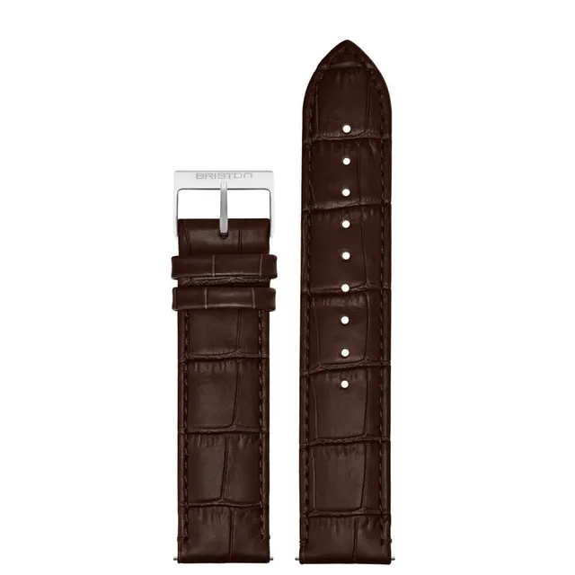 briston-bracelet-cuir-luxury-marron-mat-20-mm image 1