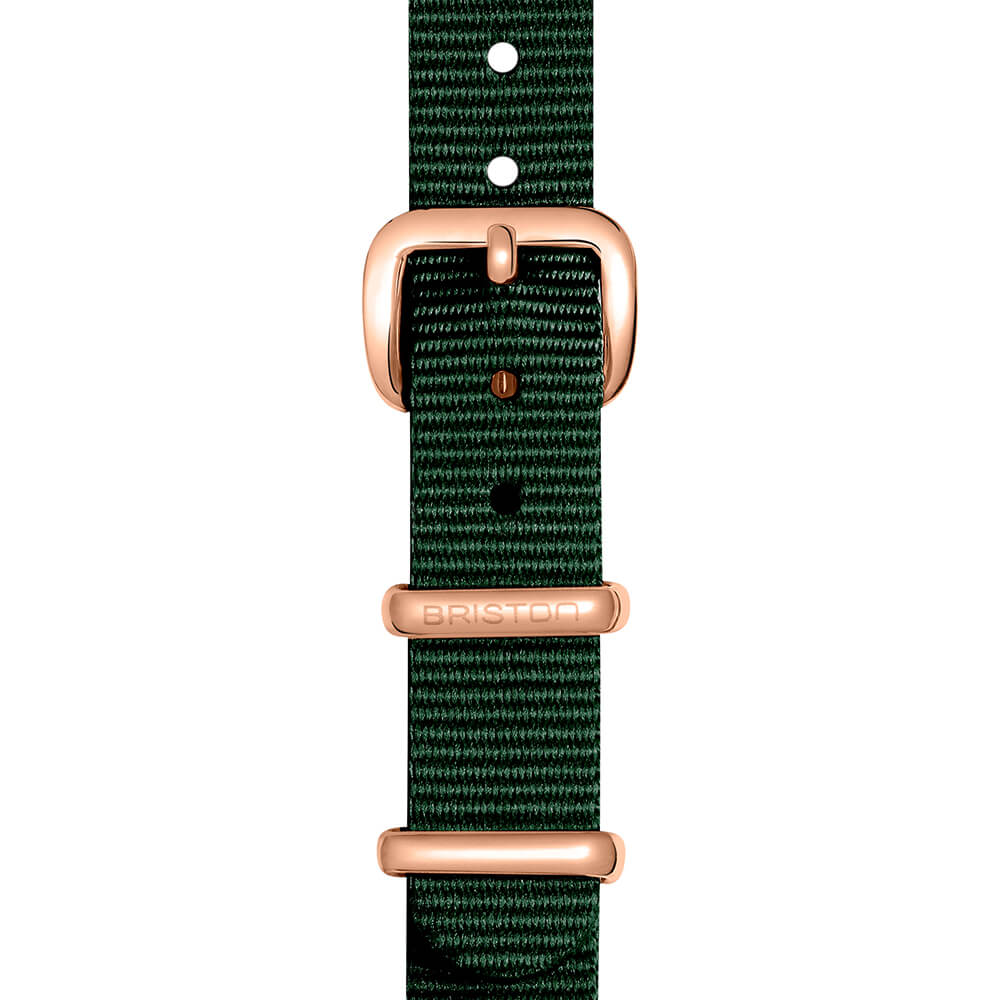 briston-bracelet-type-nato-12-mm-vert-anglais-pour-clubmaster-lady image 4