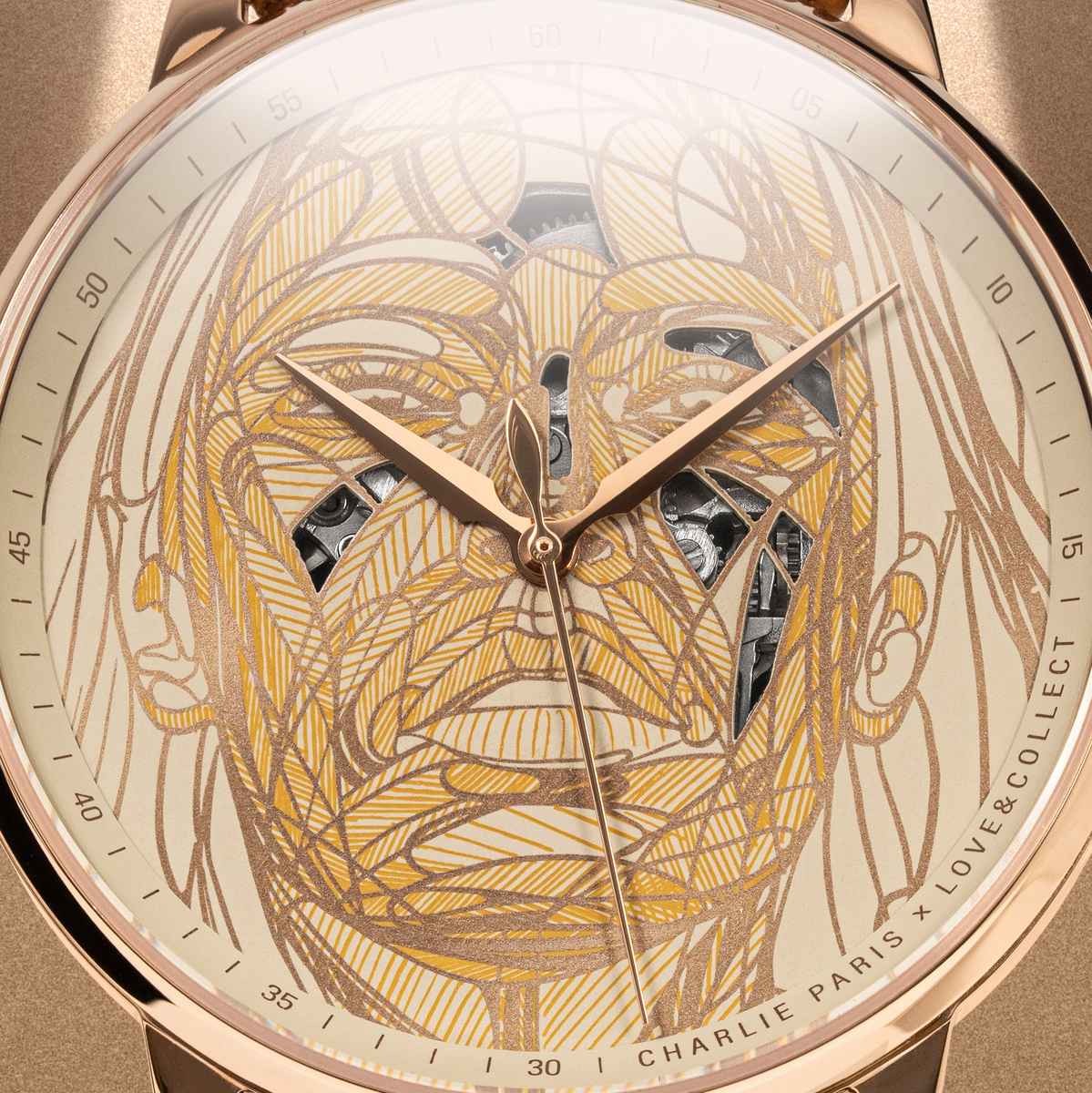 charlie-paris-yiruma-par-hopare-montre-automatique-or-rose-dition-100-ex image 5