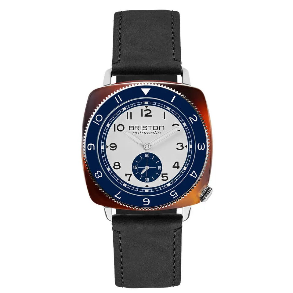 briston-clubmaster-legend-petite-seconde-automatique-39-mm-blanc-bleu image 1