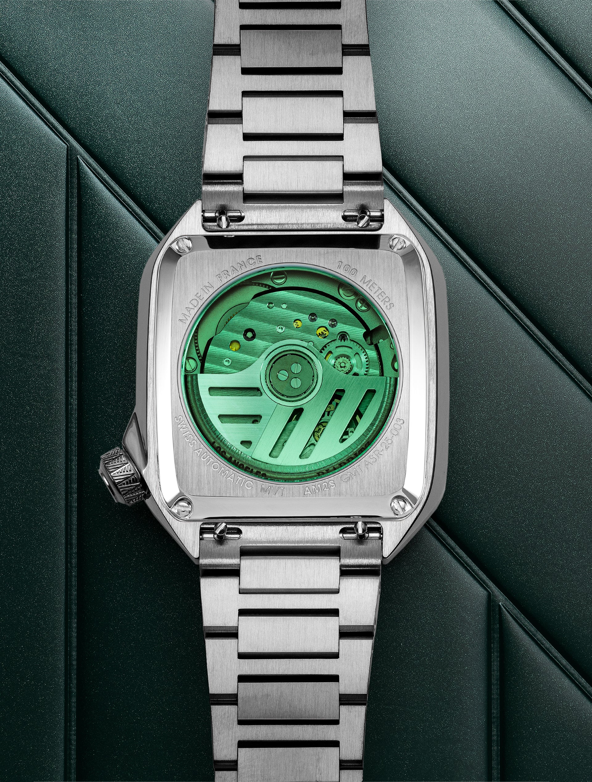 march-la-b-am2-gmt-automatique-white-montre-homme-39-mm image 5