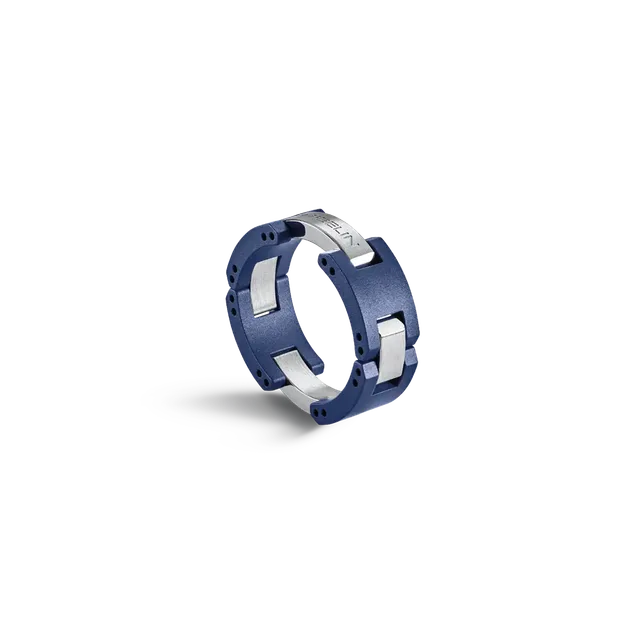 herbelin-cap-camarat-bague-homme-acier-c-ramique-bleue image 1