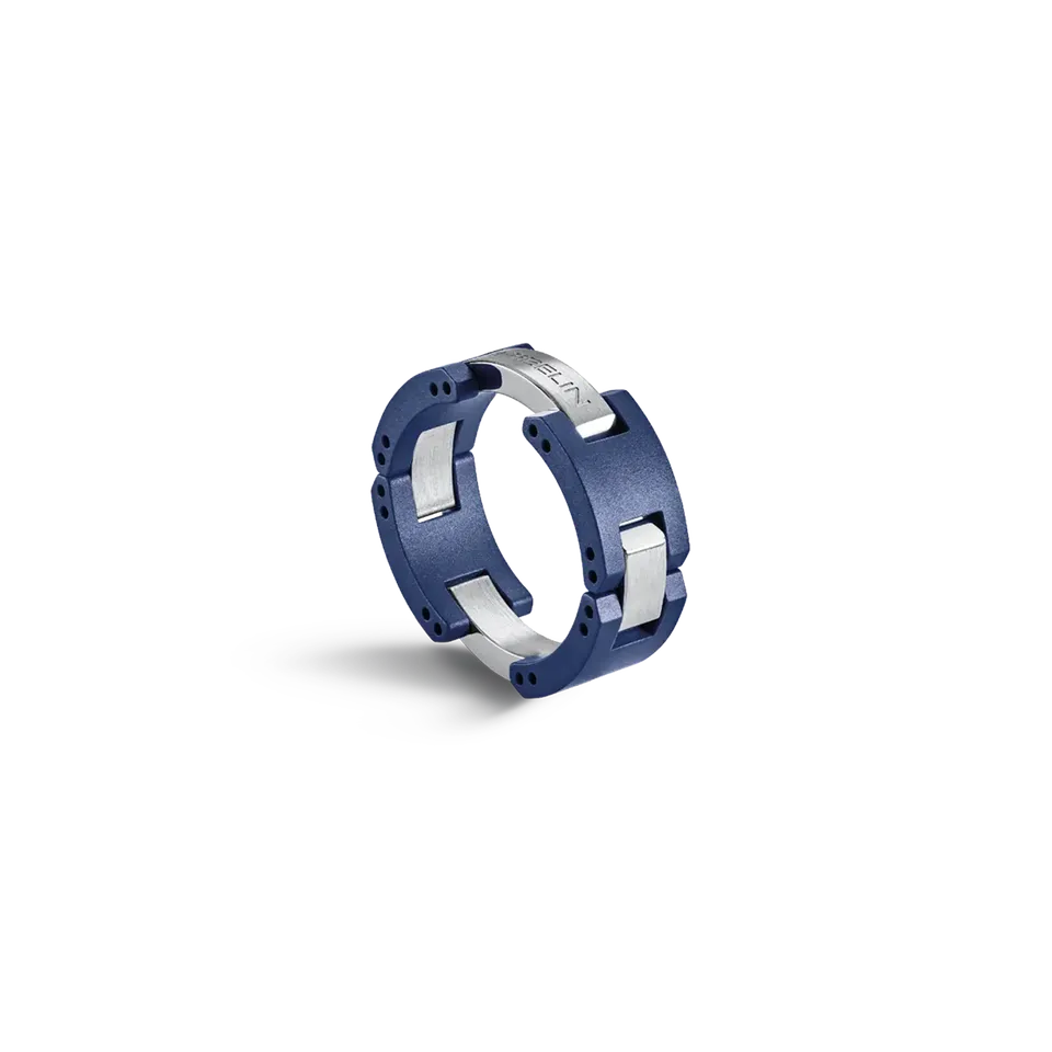 herbelin-cap-camarat-bague-homme-acier-c-ramique-bleue image 1