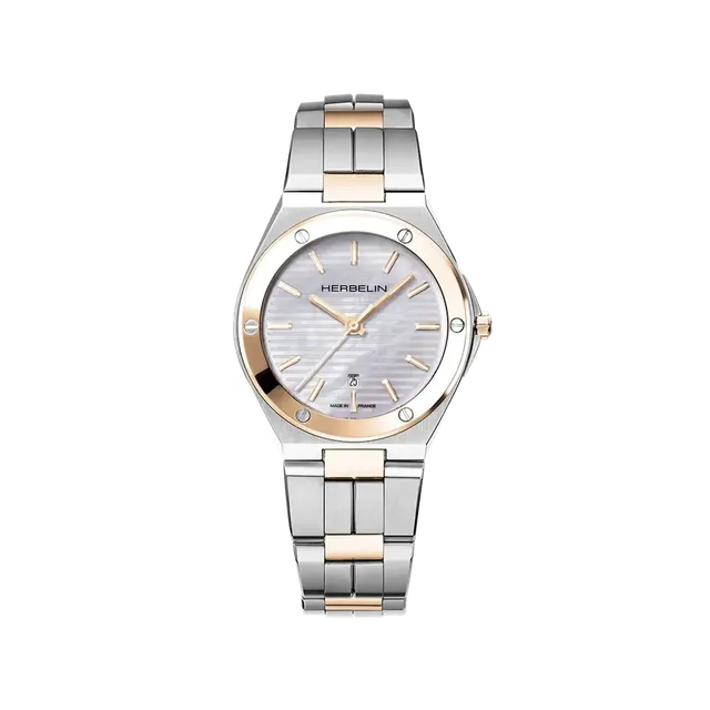 herbelin-cap-camarat-montre-quartz-femme-bicolore-nacre image 1