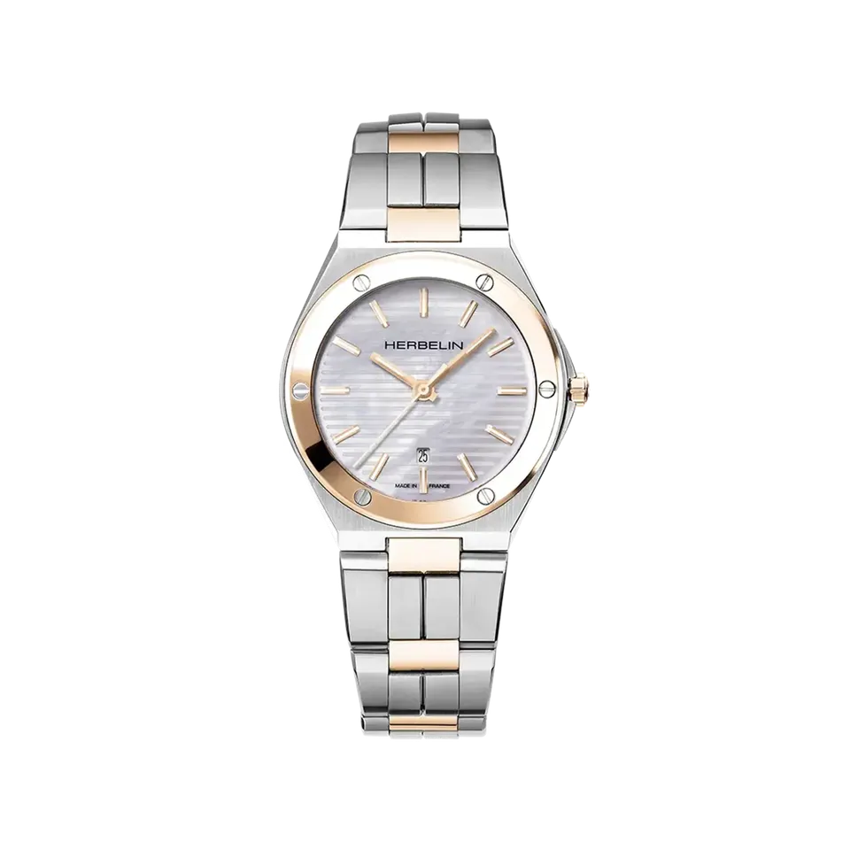 herbelin-cap-camarat-montre-quartz-femme-bicolore-nacre image 1